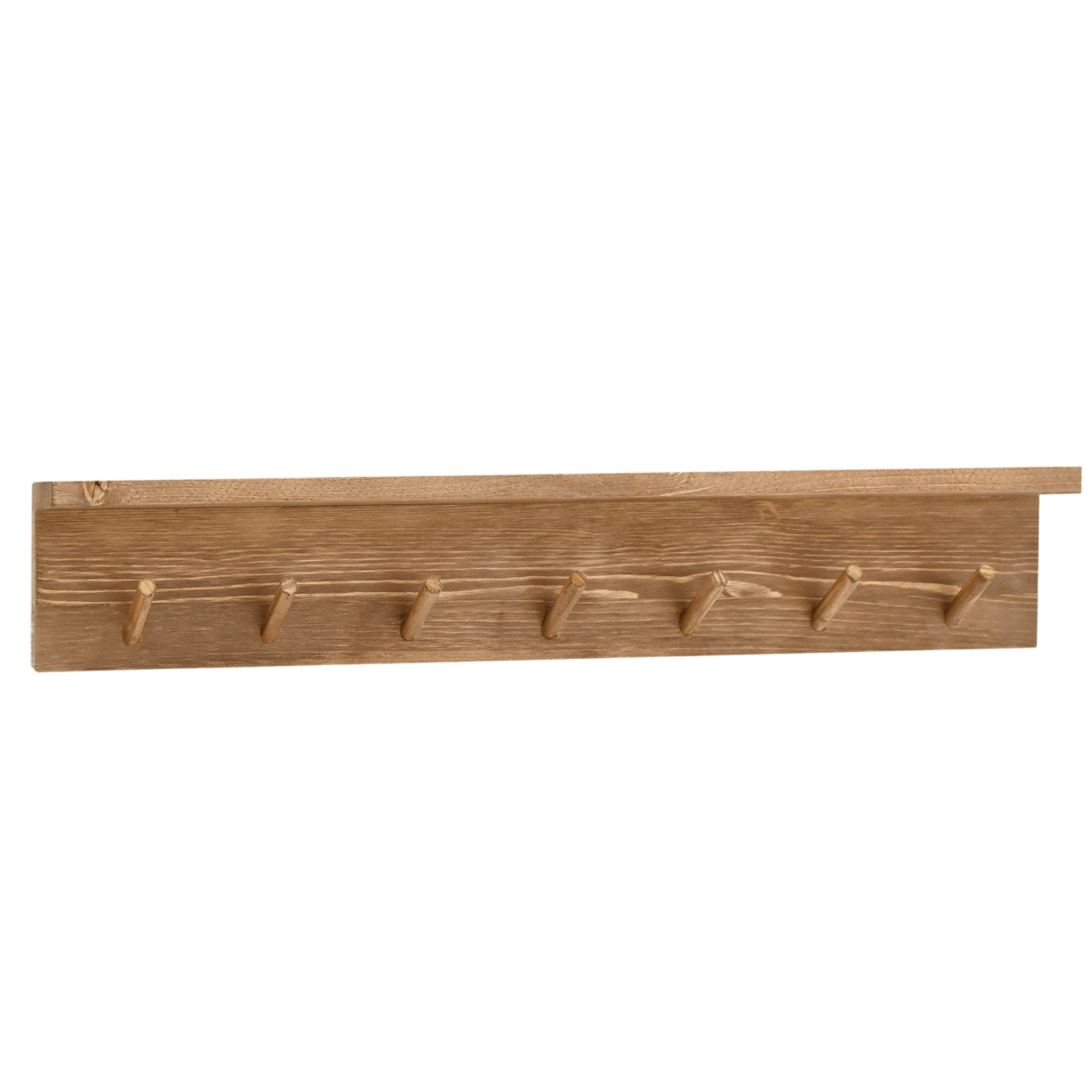 Cintre en bois couleur marron vieilli Cintre en bois couleur marron vieilli