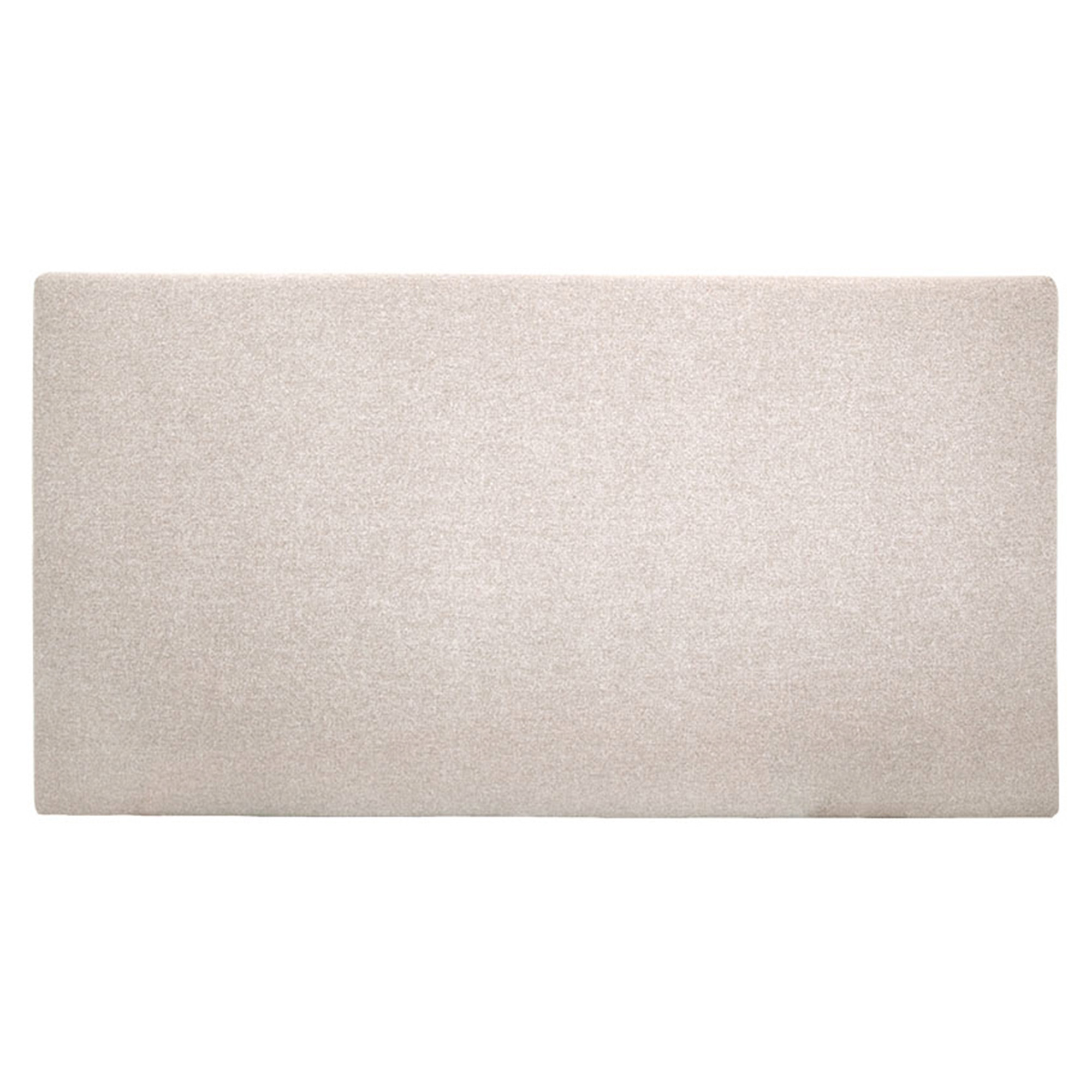 Tête de lit polyester lisse couleur beige 90x80cm