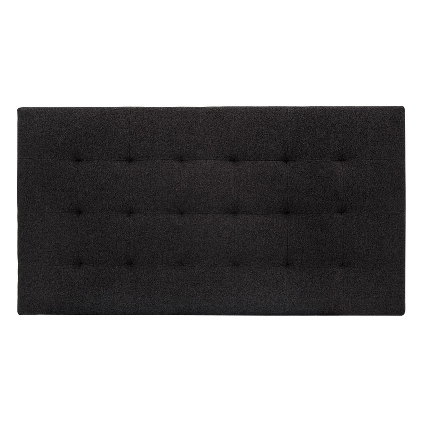 Tête de lit polyester plis couleur noire 160x80cm Tête de lit polyester plis couleur noire 160x80cm