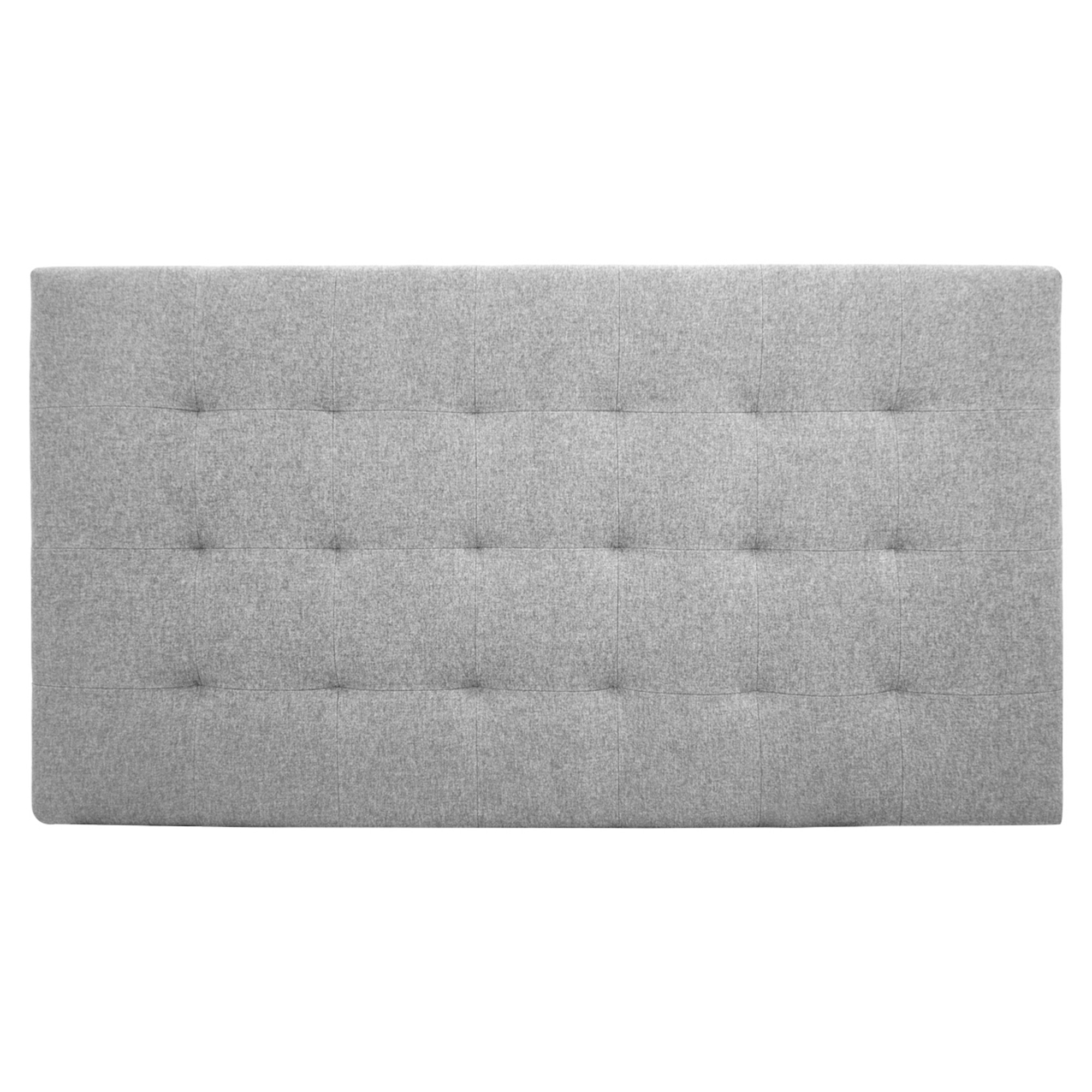 Tête de lit polyester plis couleur grise 90x80cm