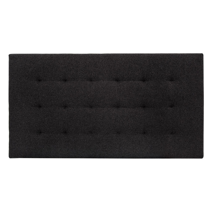 Tête de lit polyester plis couleur noire 90x80cm
