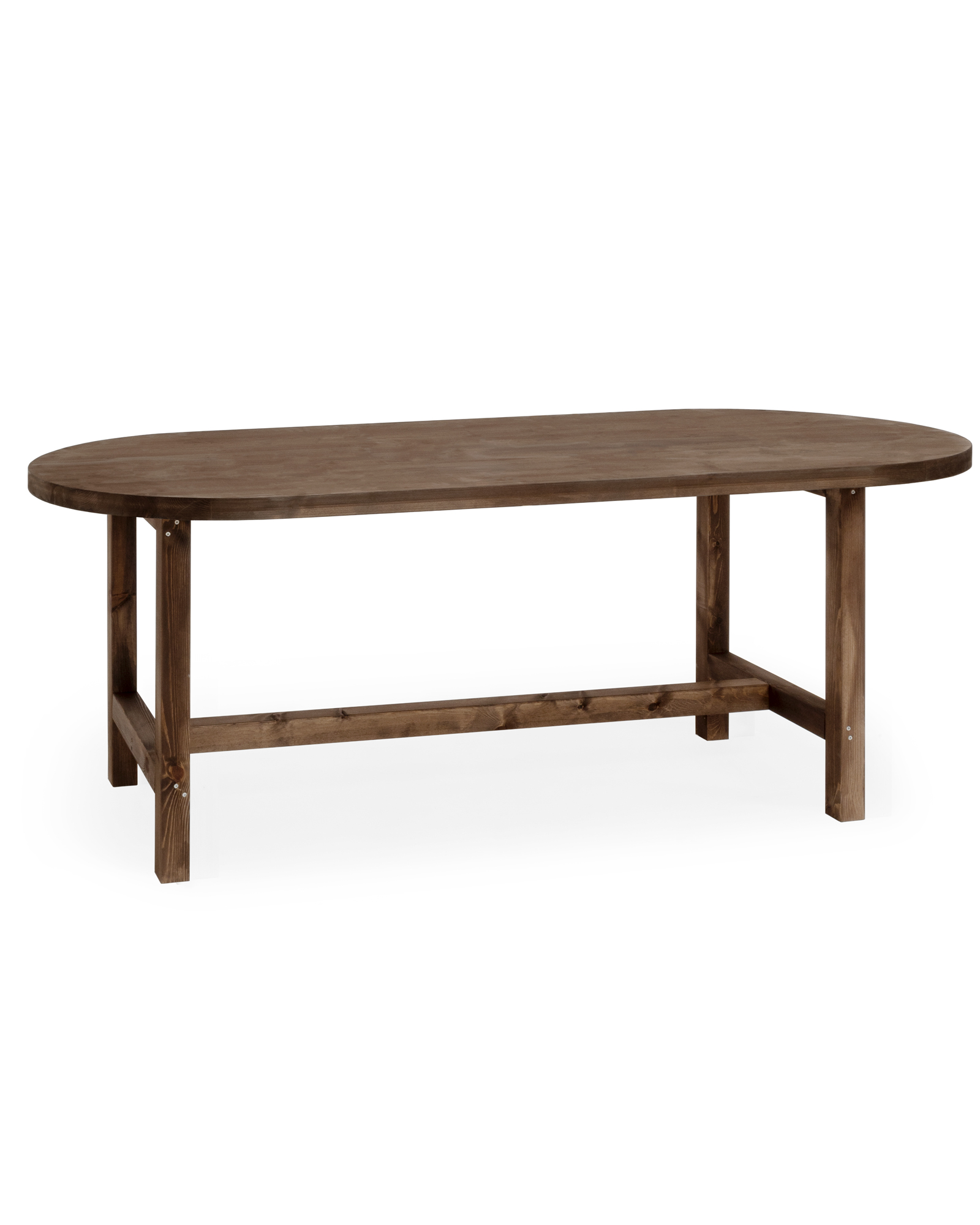Table de salle à manger en bois couleur noyer 160cm