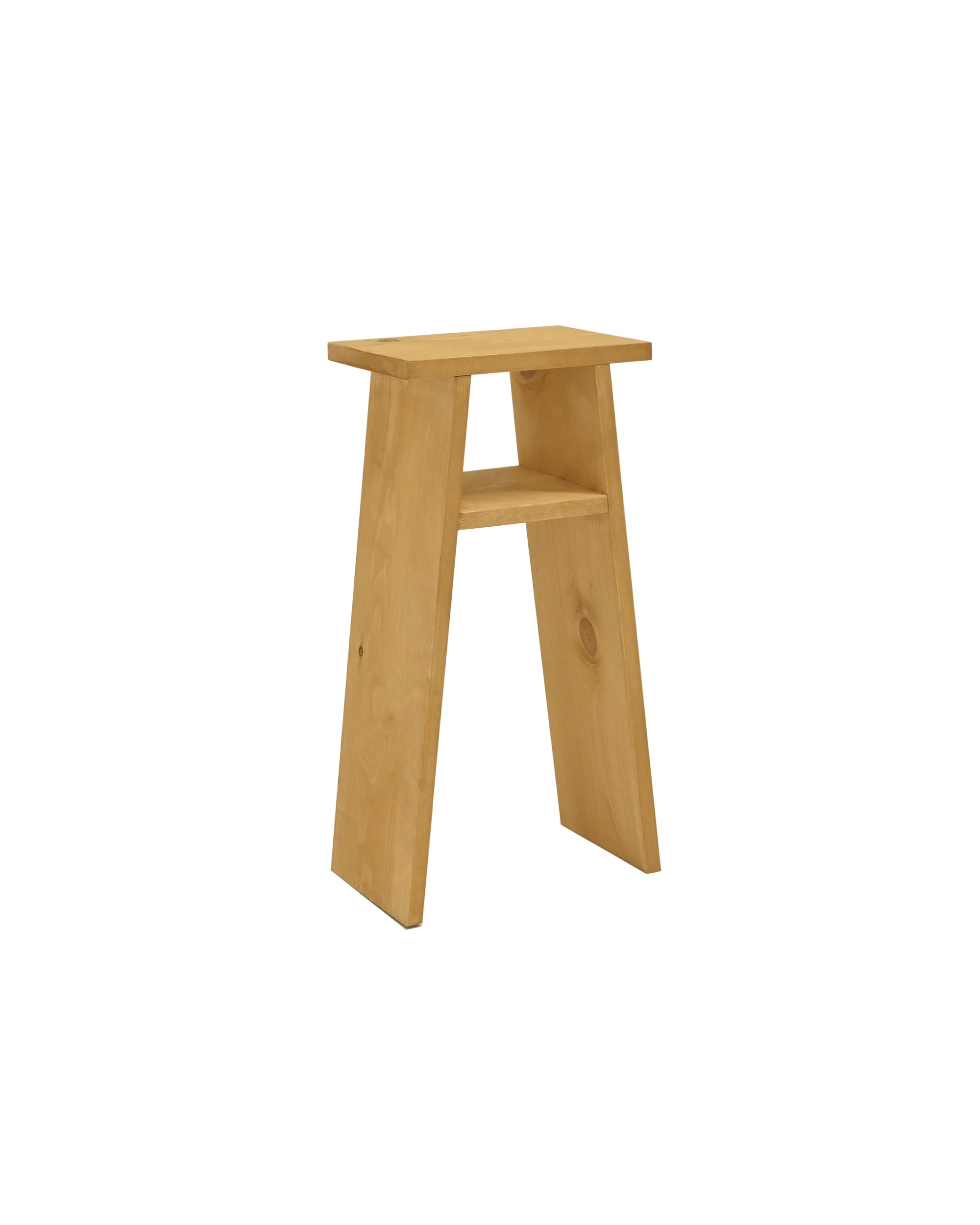 table de chevet en bois de pin 20x60cm