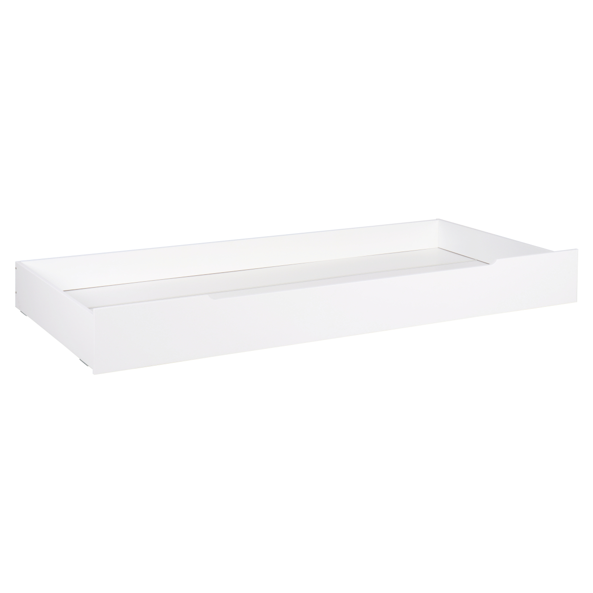 Tiroir de lit , Bois massif, panneaux de fibres 90x200 Blanc Tiroir de lit , Bois massif, panneaux de fibres 90x200 Blanc