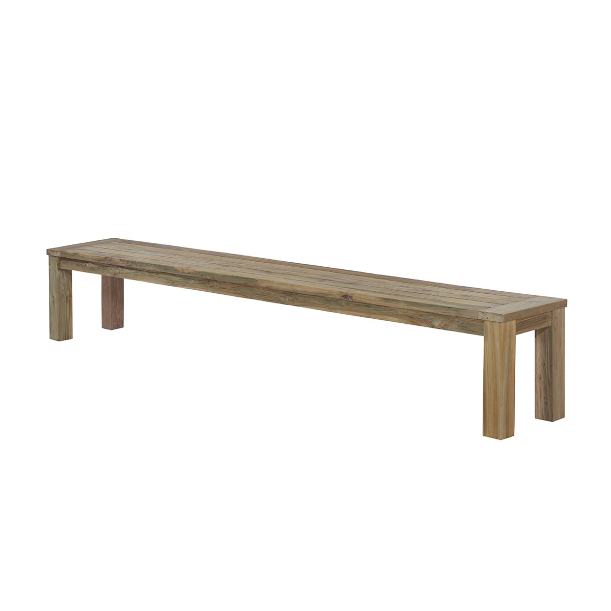 Banc en teck recyclé 270 cm