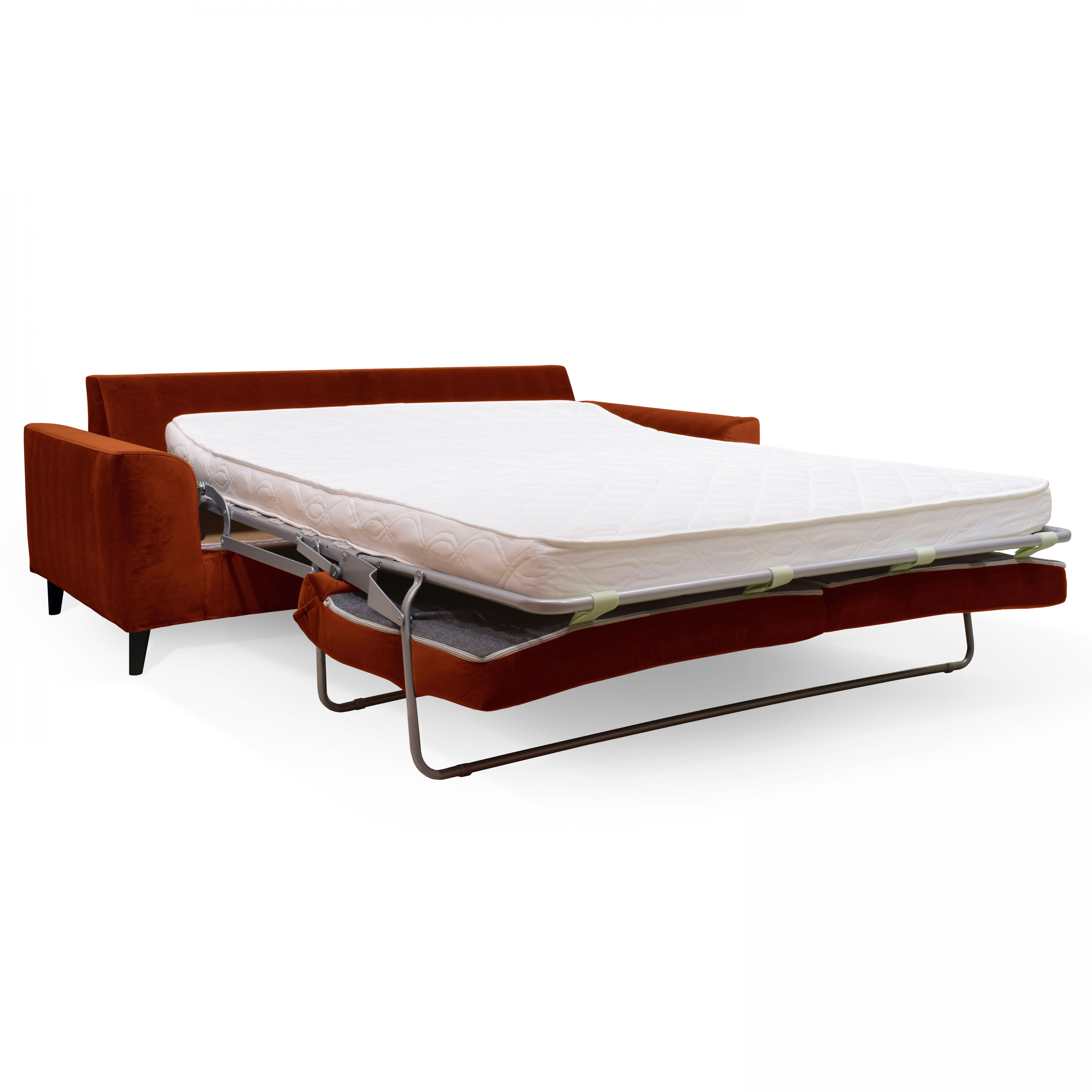 jarod - Canapé convertible Rouge - Vue supplémentaire 2