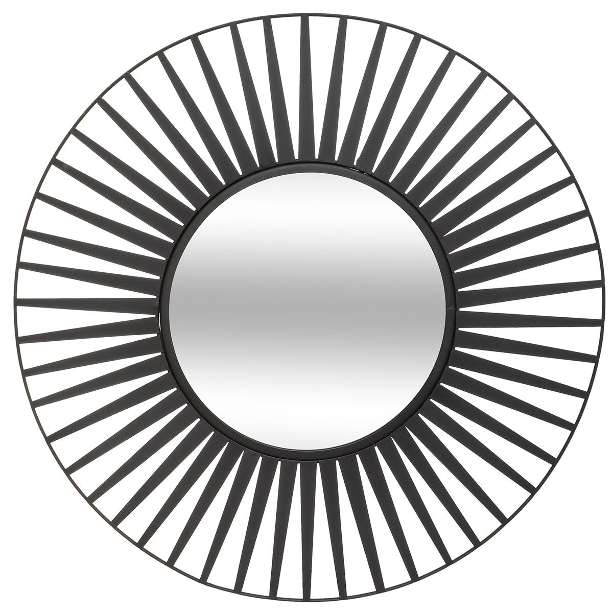 Miroir en métal soleil D50cm