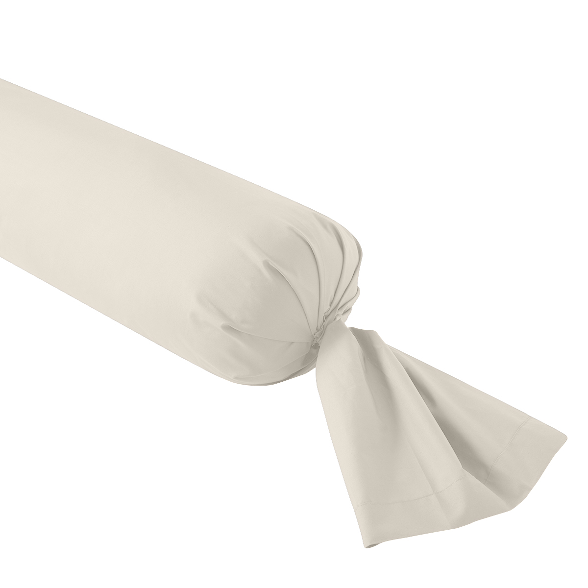 taie de traversin   percale coquille 160 cm