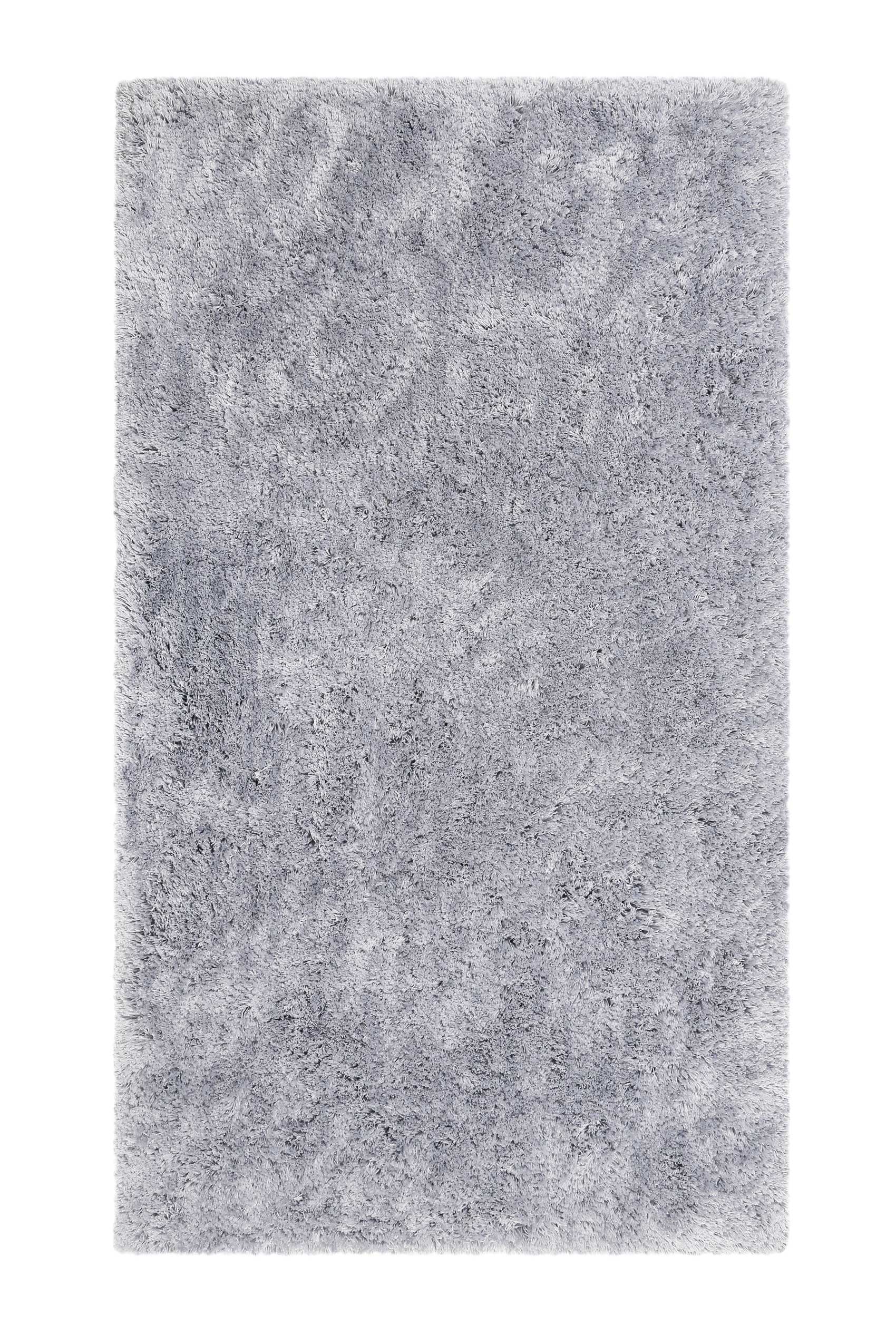 Tapis de bain microfibre antidérapant gris clair 70x120