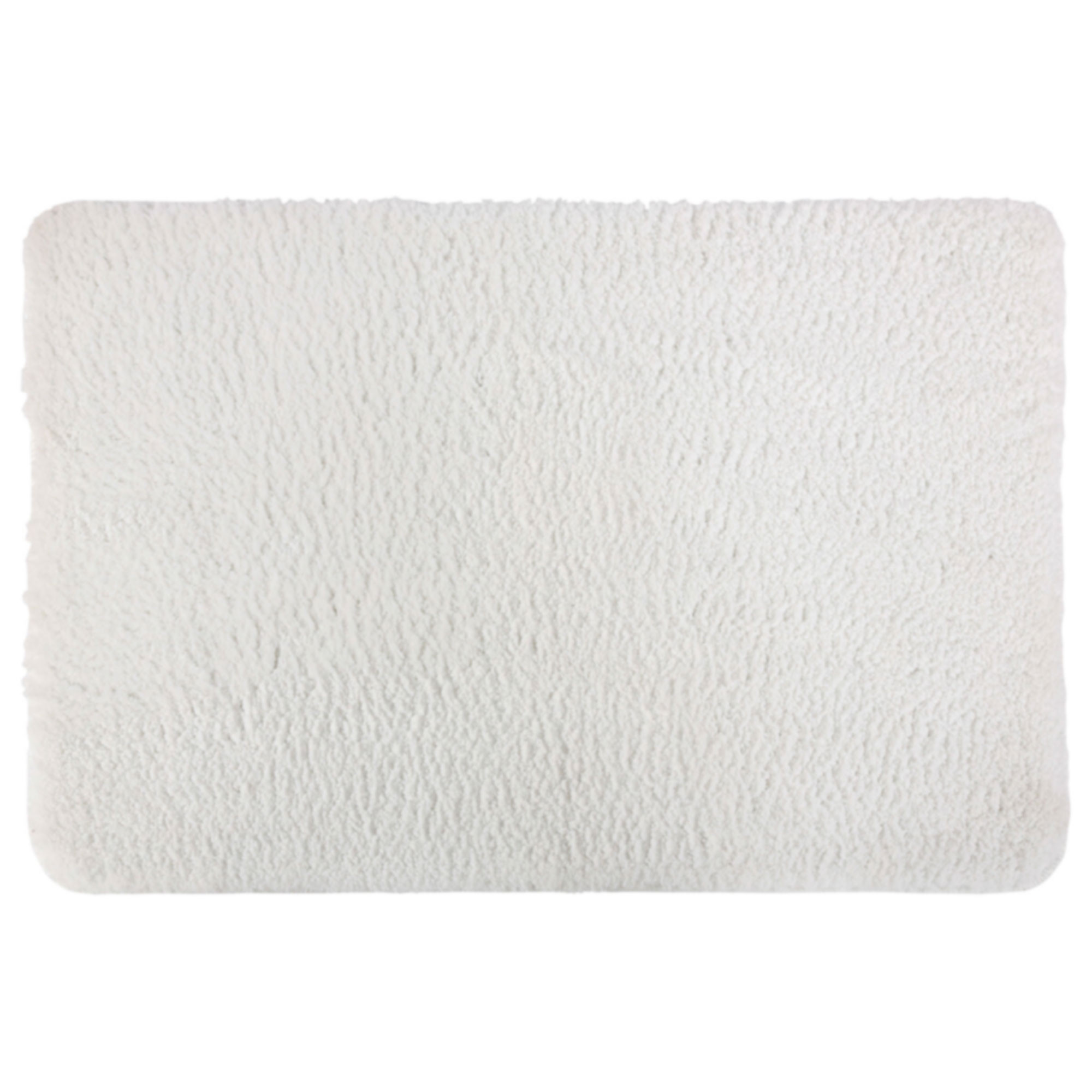 Tapis de bain microfibre blanc - 60x90cm