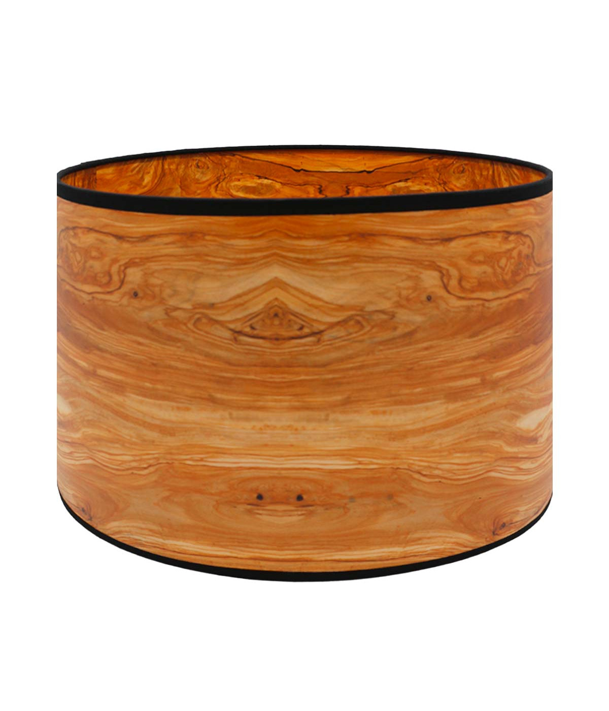 Abat-jour chevet effet bois Noyer T 20 x H 15 Abat-jour chevet effet bois Noyer T 20 x H 15