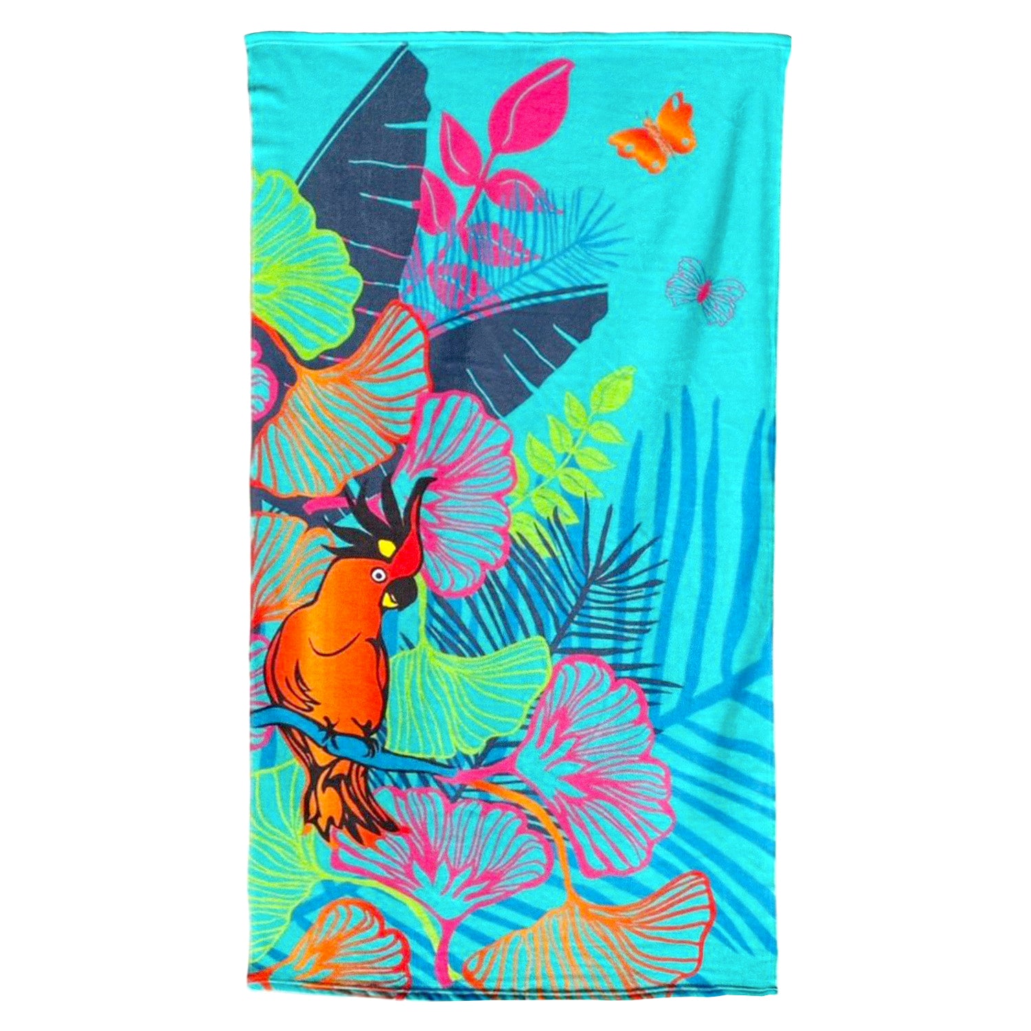 serviette de plage microfibre perrocco 90x170 multicolore