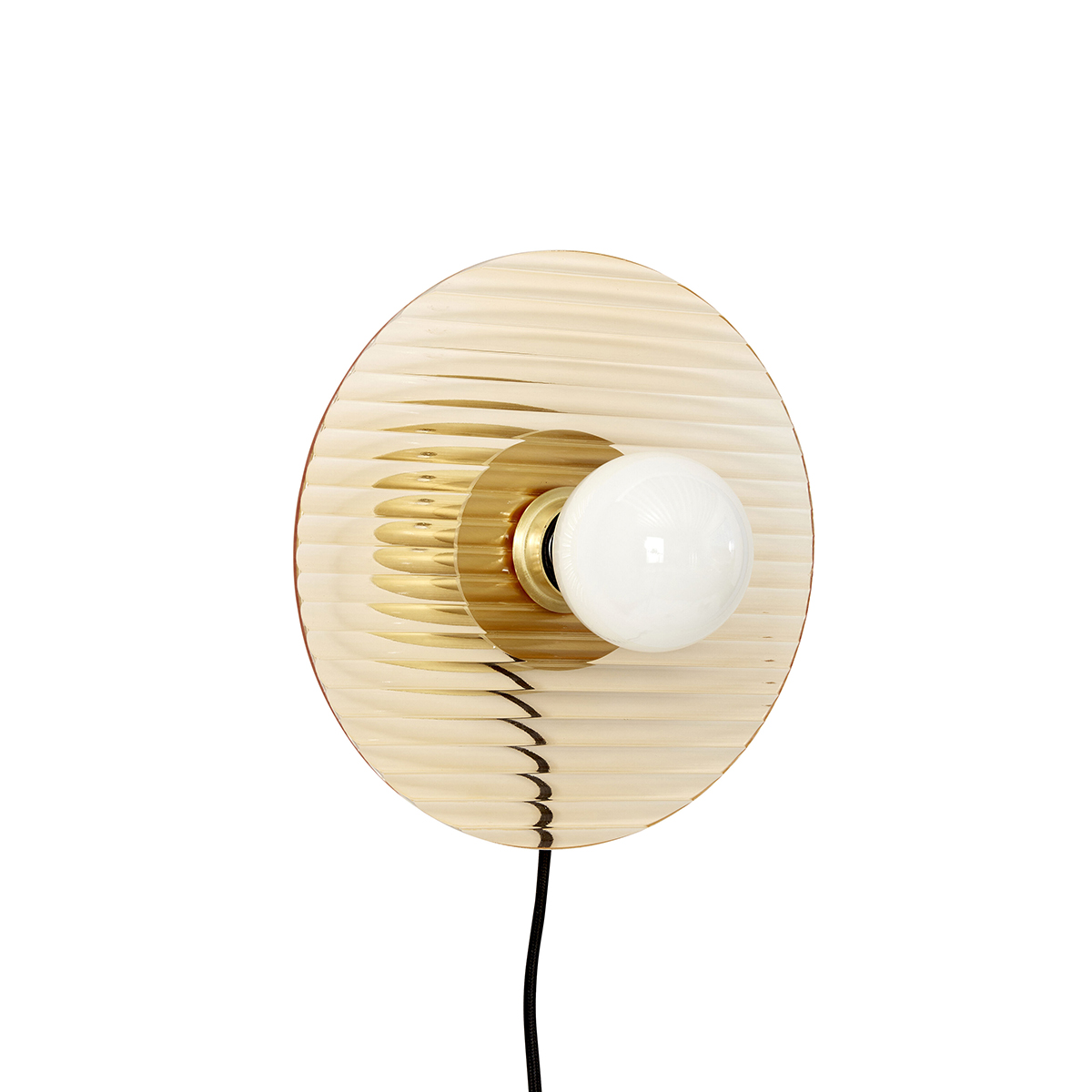 Applique en verre orange