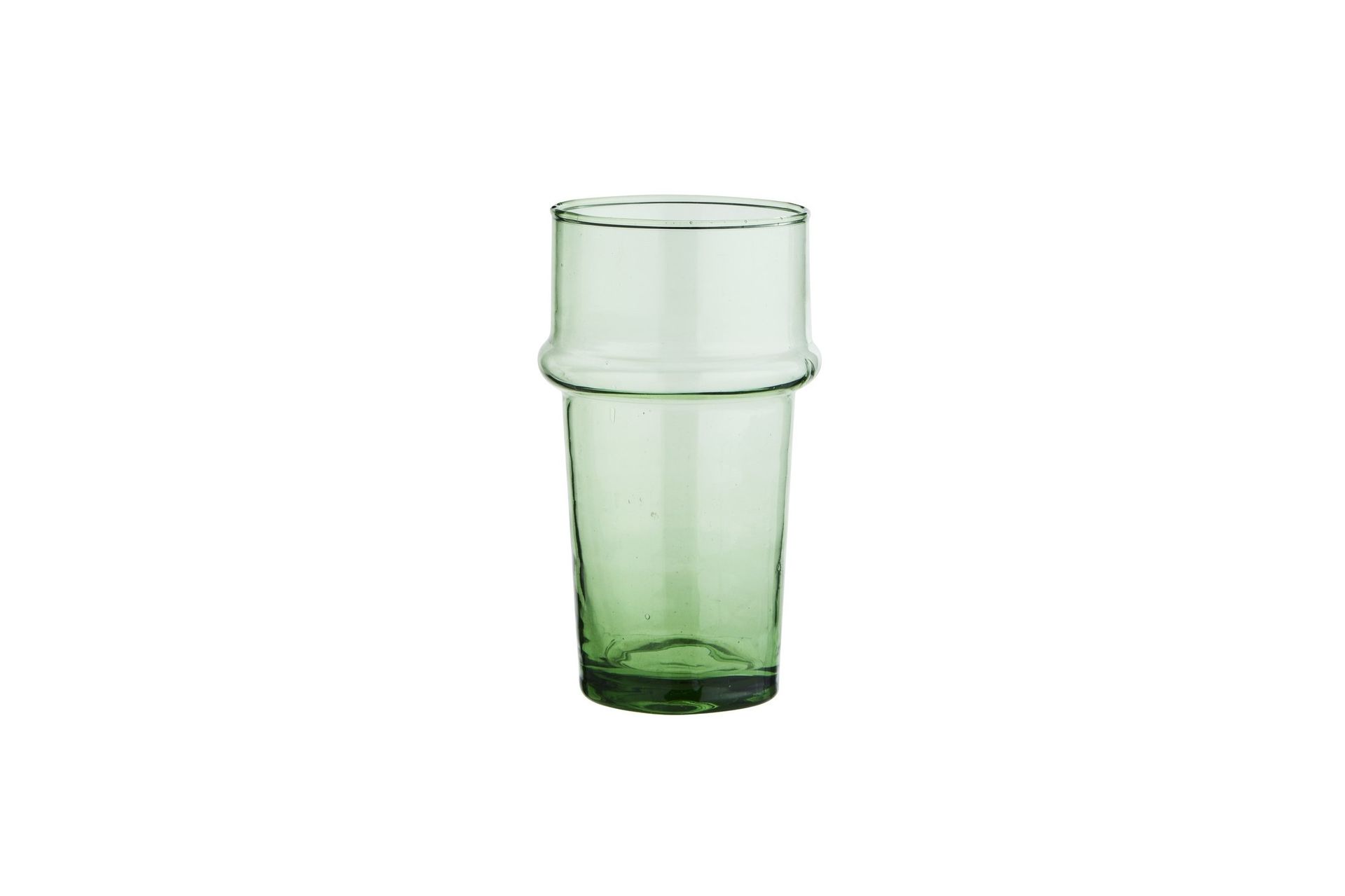 grand verre à eau en verre vert