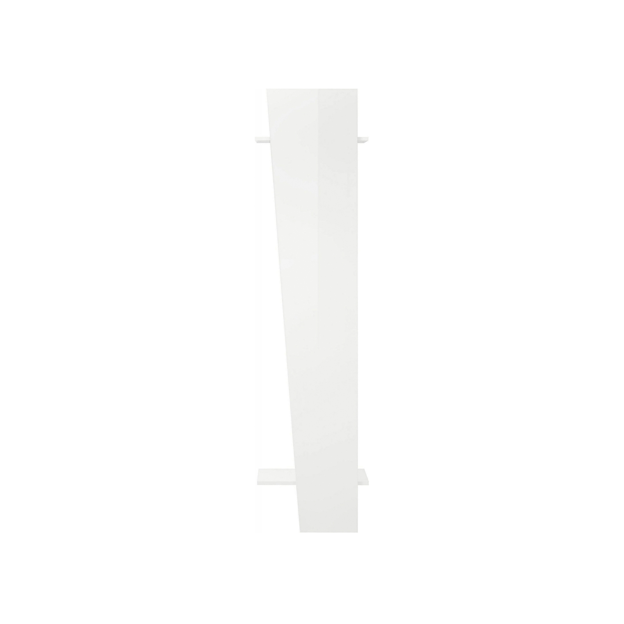 portemanteau effet bois blanc brillant 50x30h200 cm