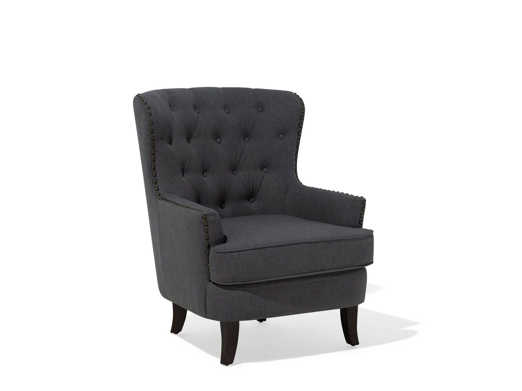 Fauteuil Tissu Gris foncé