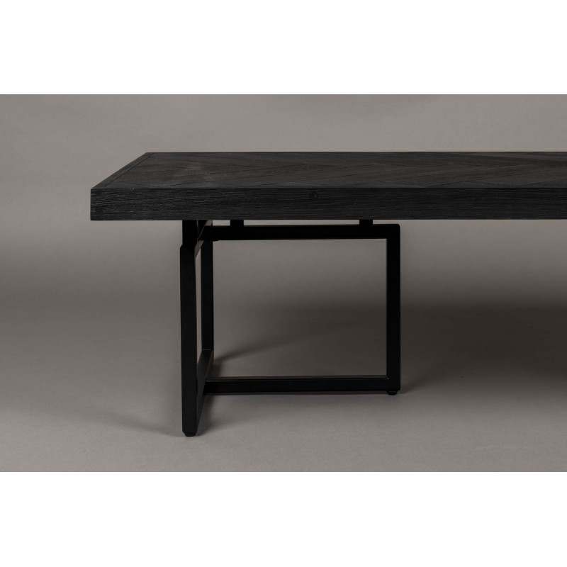 table basse design en bois noir