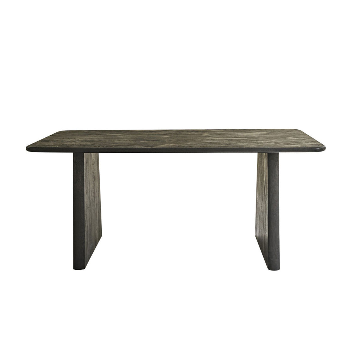 Table en manguier massif noire 8 pers.