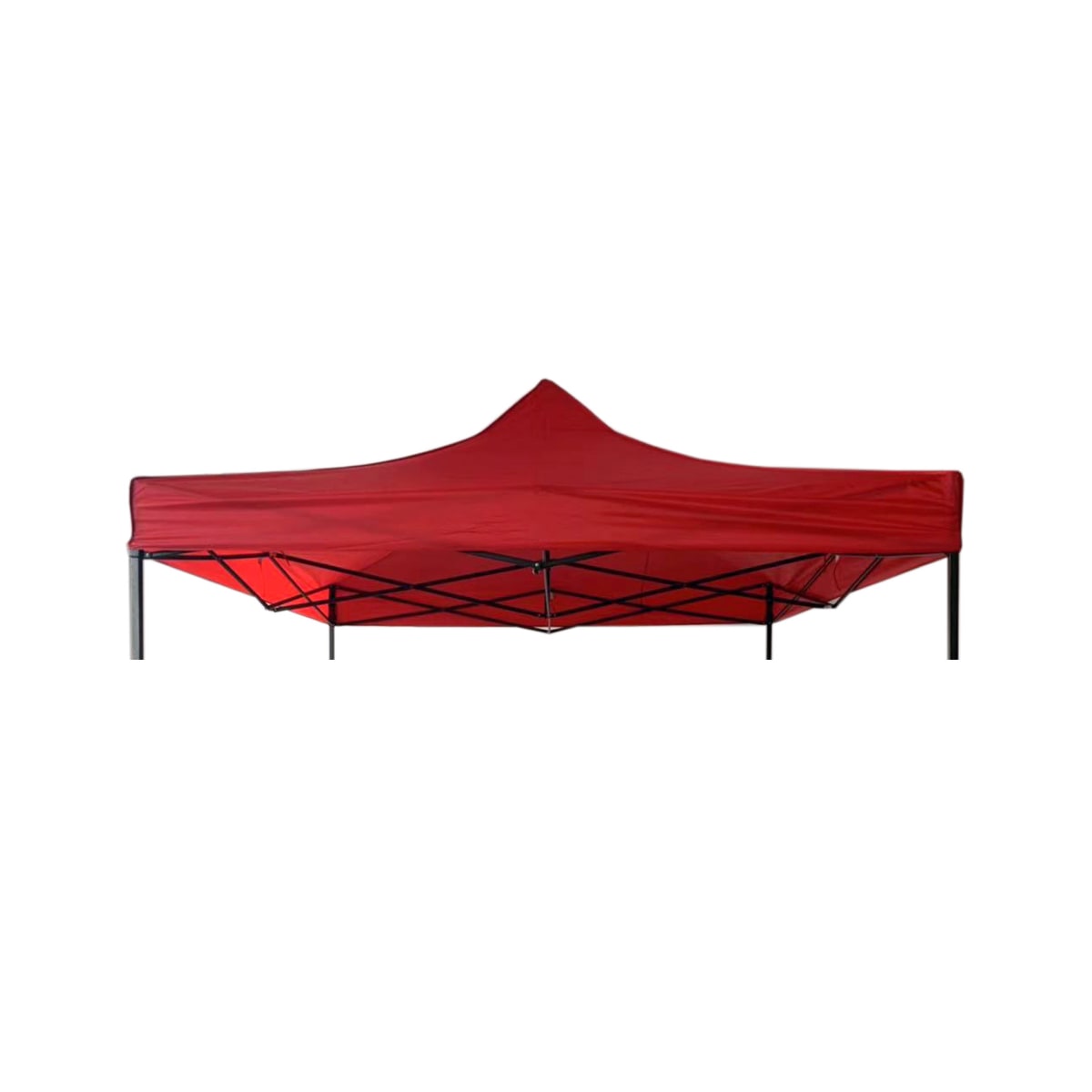 Housse de remplacement pour gazebo 3x3 en polyester rouge