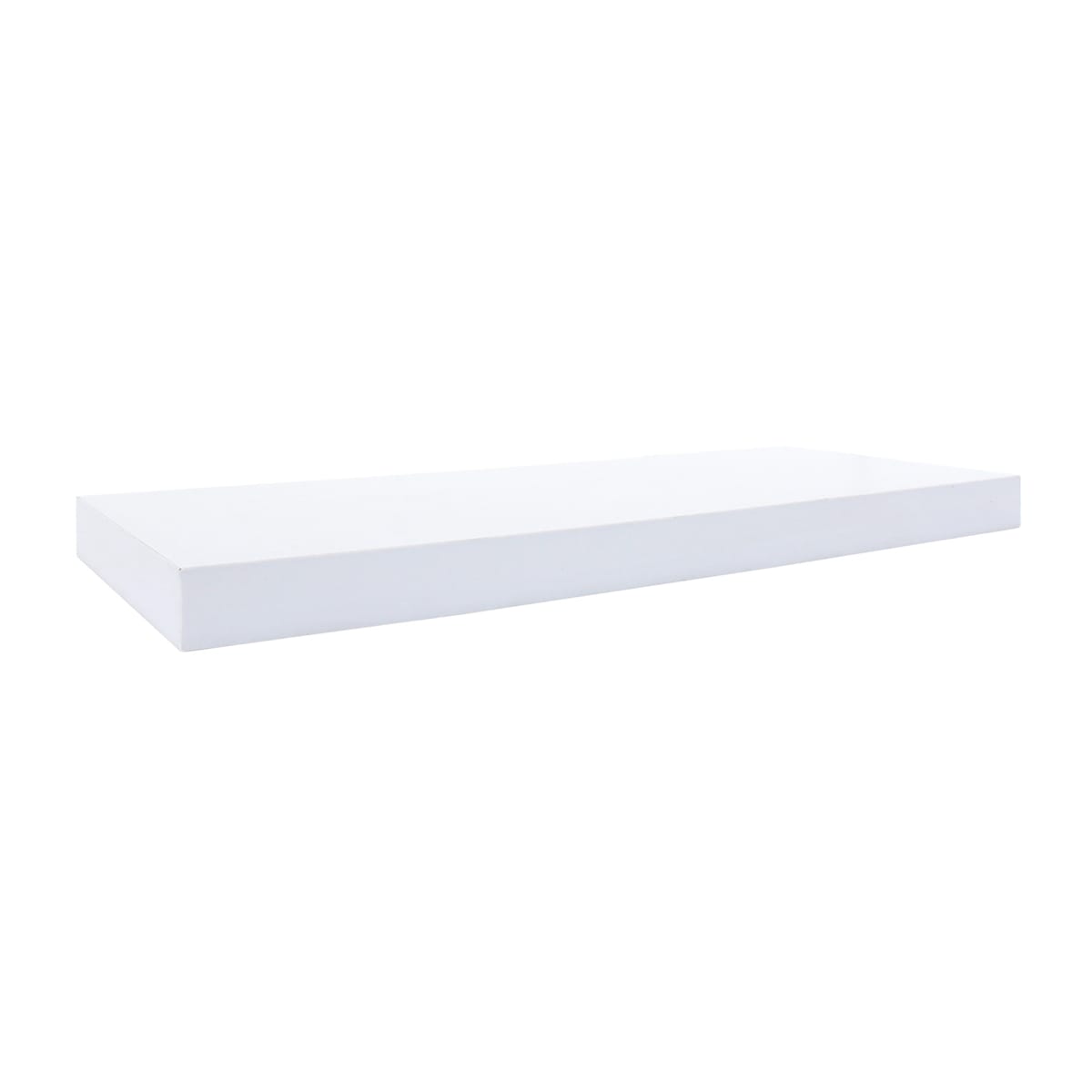 Lot de 2 étagères murales 60×25 cm blanc