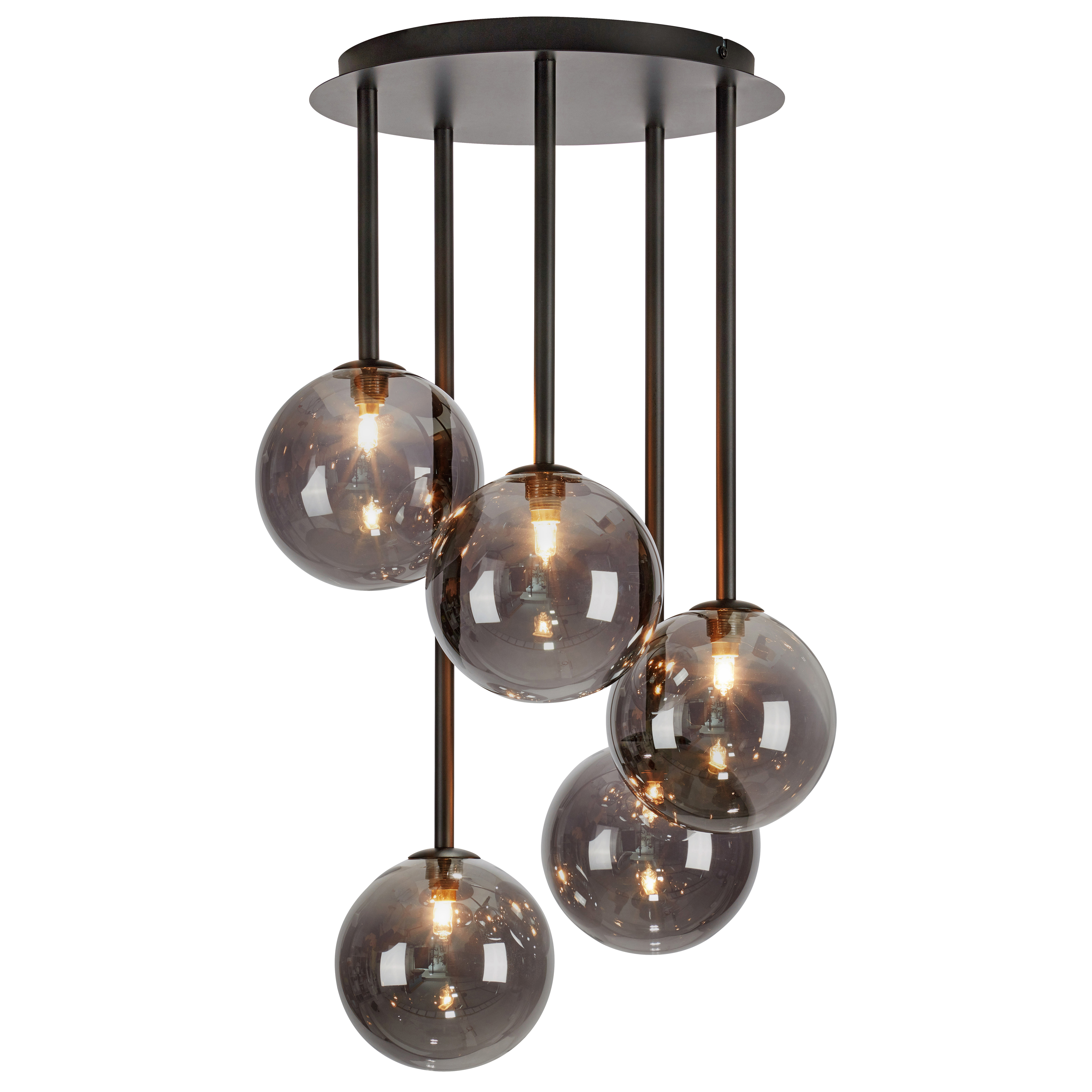 Suspension en métal noir