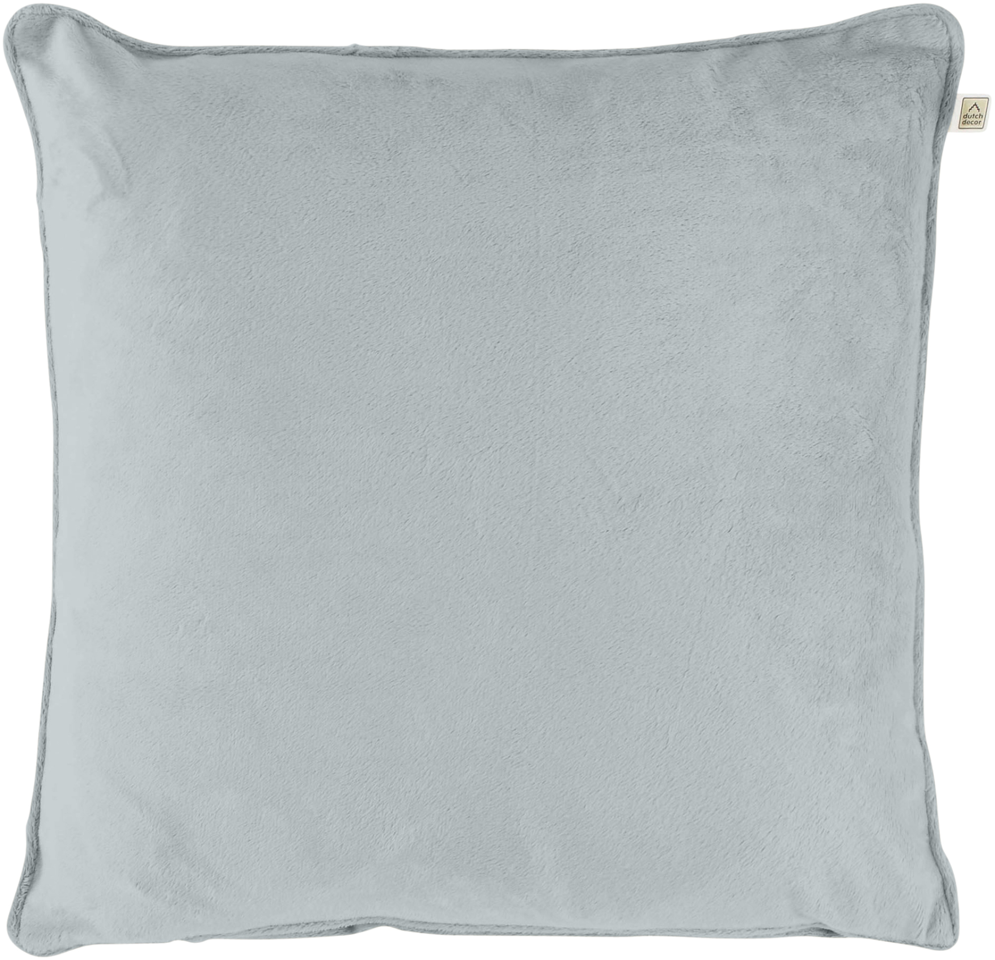 Coussin - gris en velours 45x45 cm uni Coussin - gris en velours 45x45 cm uni