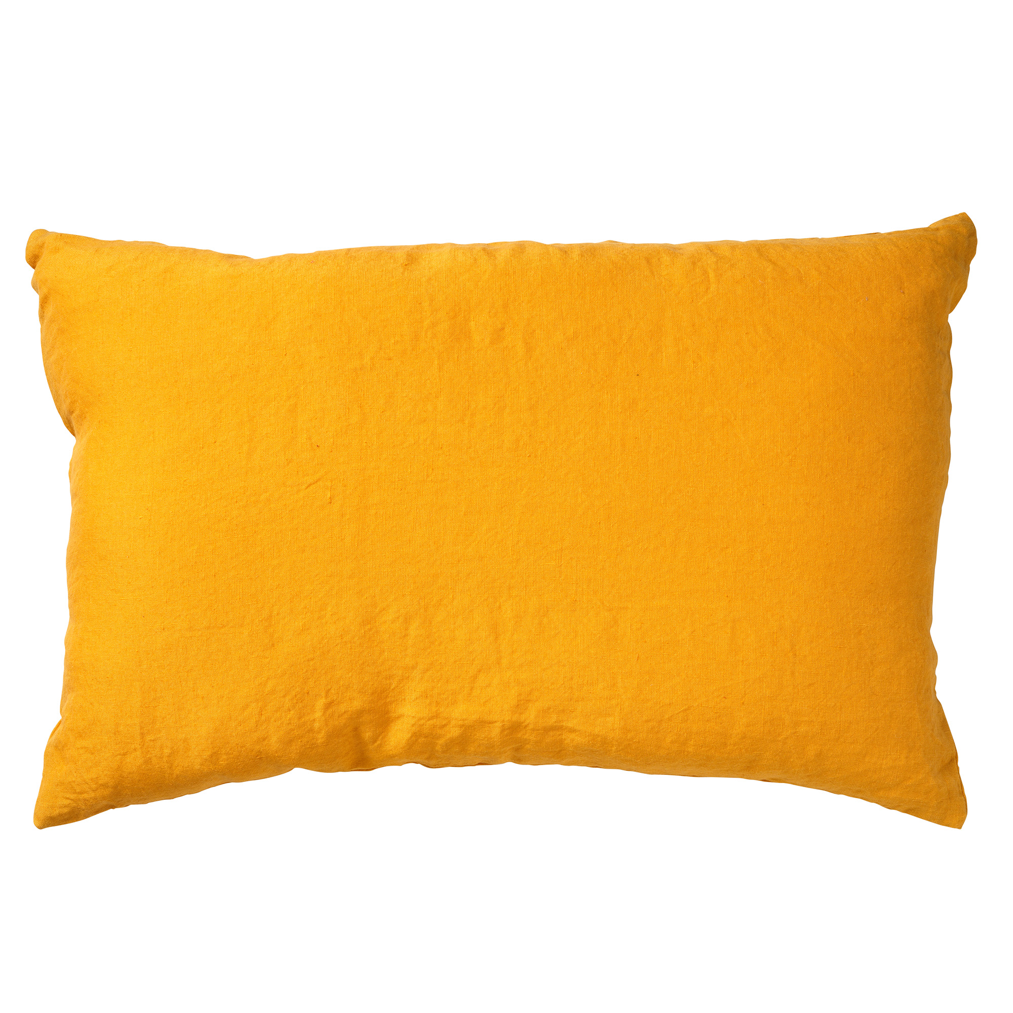 Coussin - jaune en laine 40x60 cm uni
