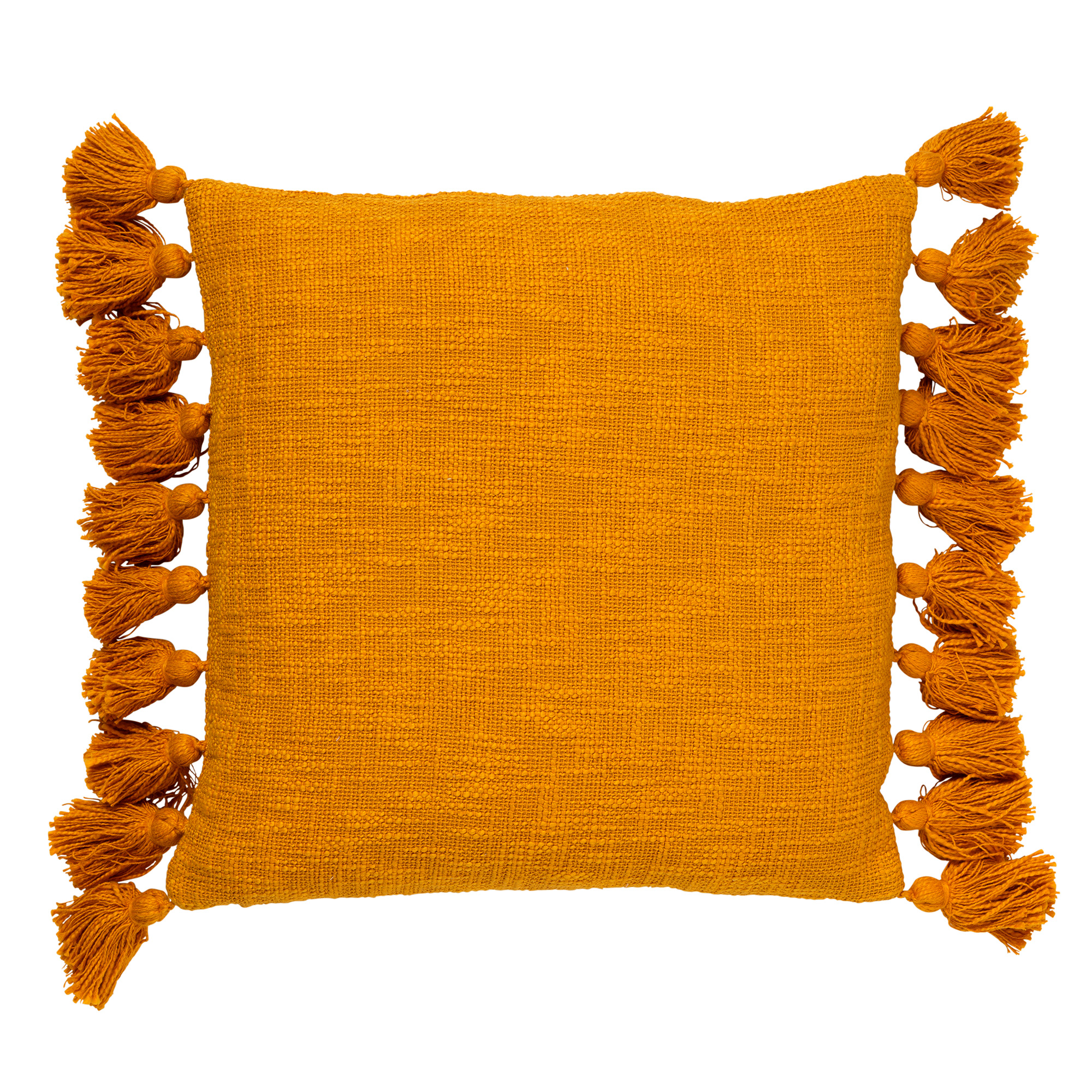 Coussin - jaune en coton 45x45 cm uni Coussin - jaune en coton 45x45 cm uni