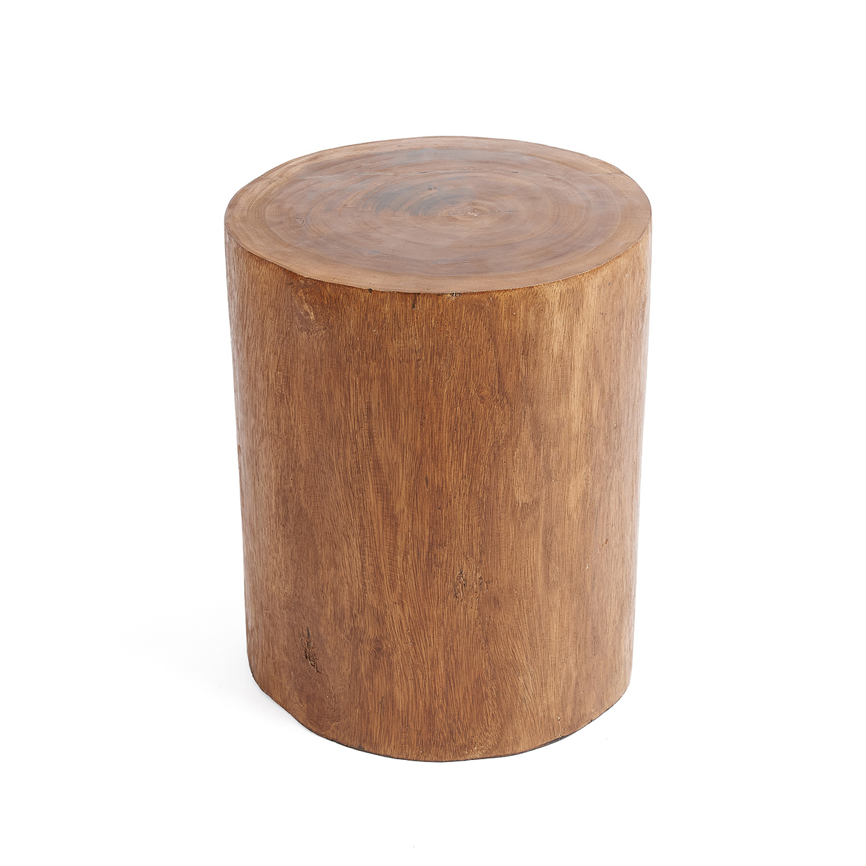 Tabouret en imitation bois naturel