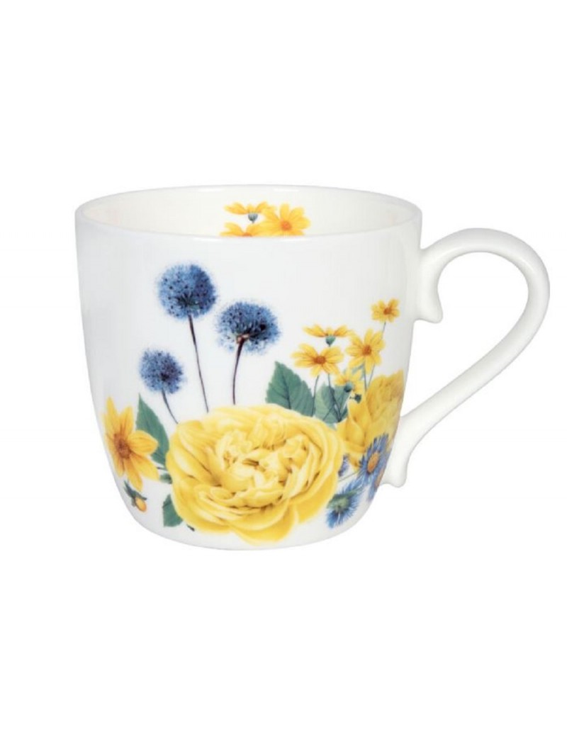 mug jardinage roses jaunes