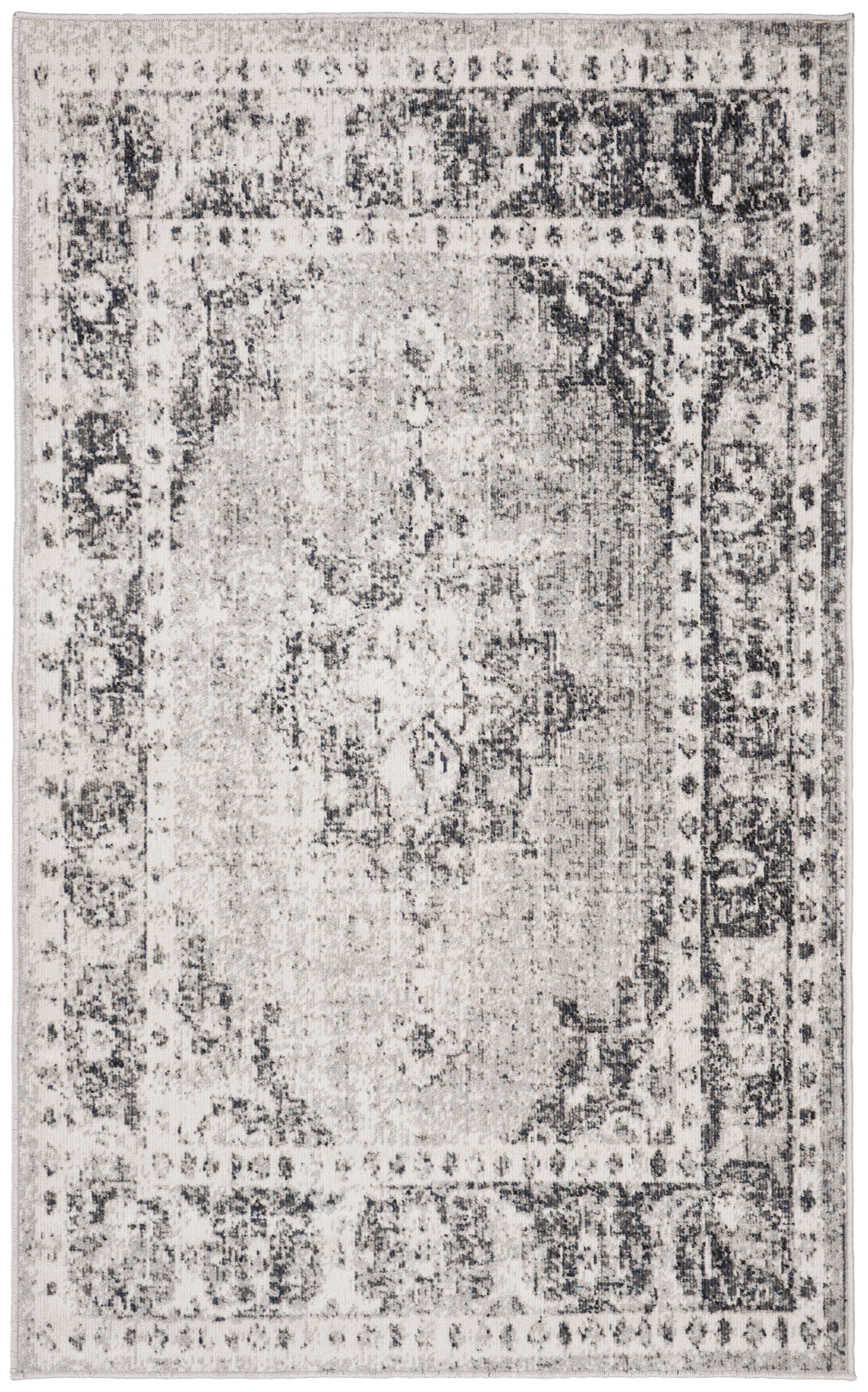 Tapis d'intérieur/extérieur Gris/Neutre 90 X 150