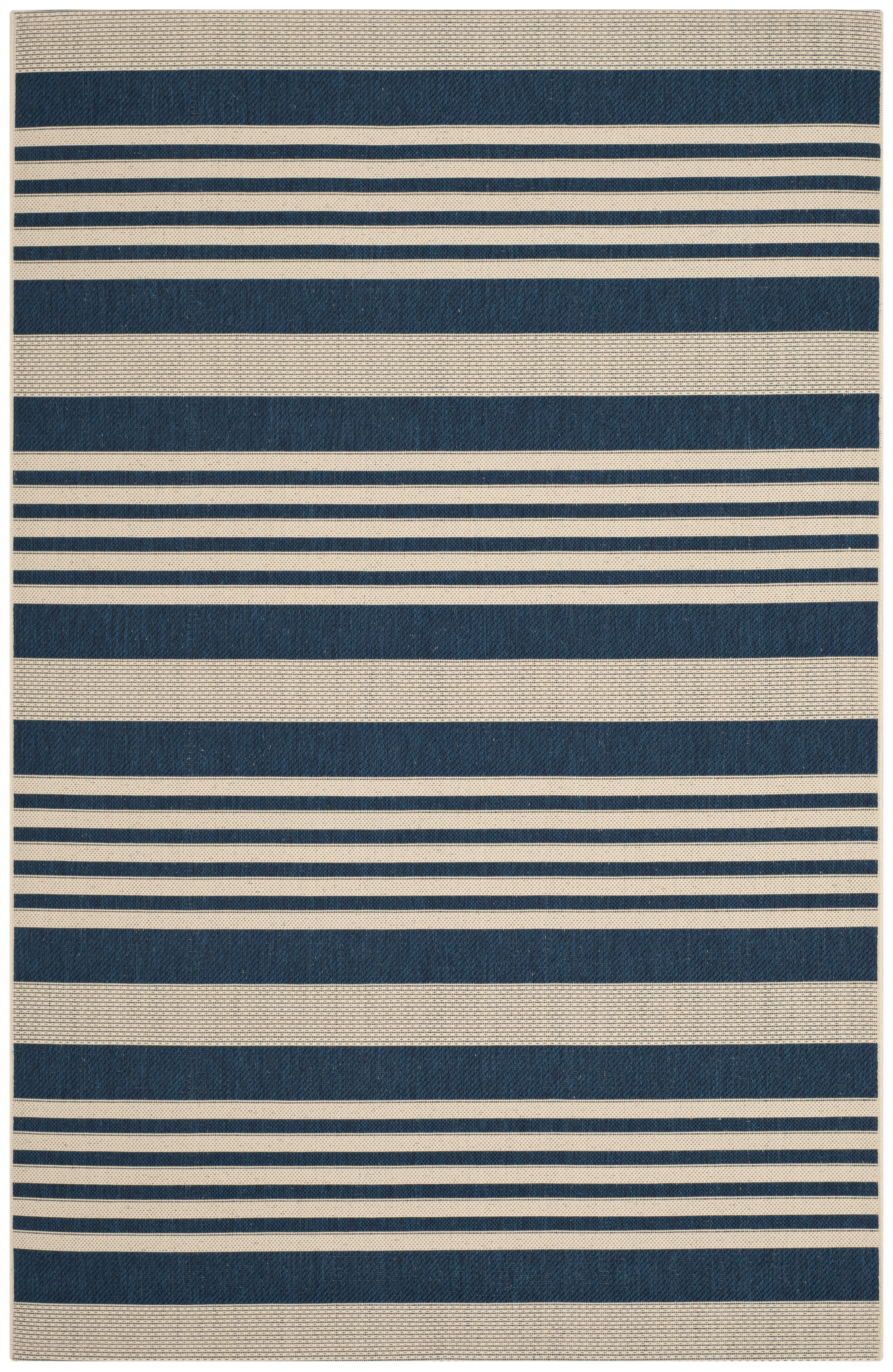 Tapis d'intérieur/extérieur Bleu Marine/Neutre 160 X 230