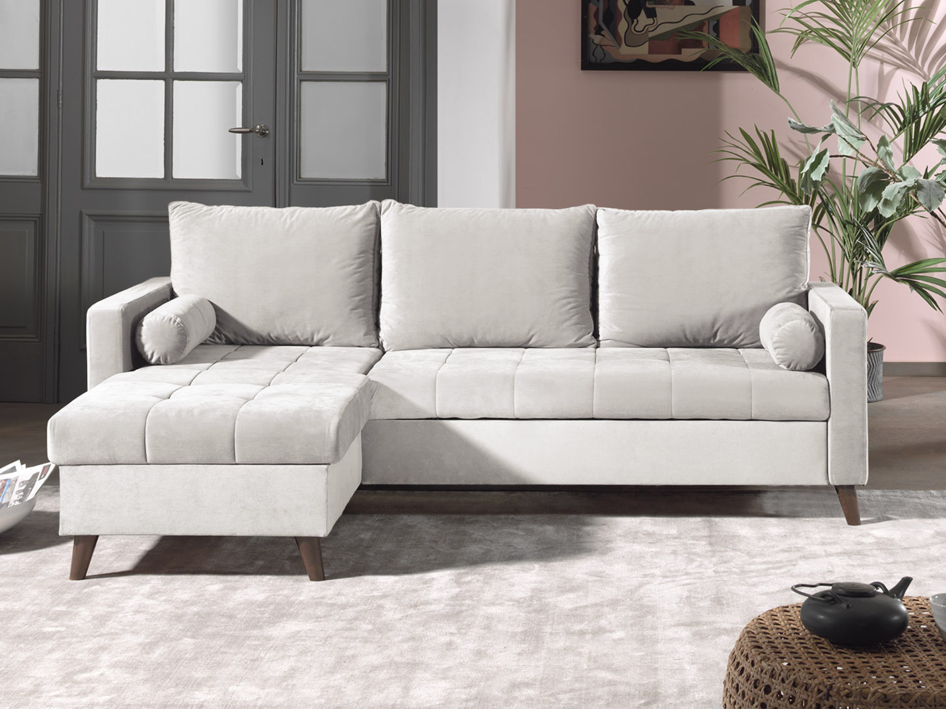 Produit similaire: polar - Canapé convertible Beige