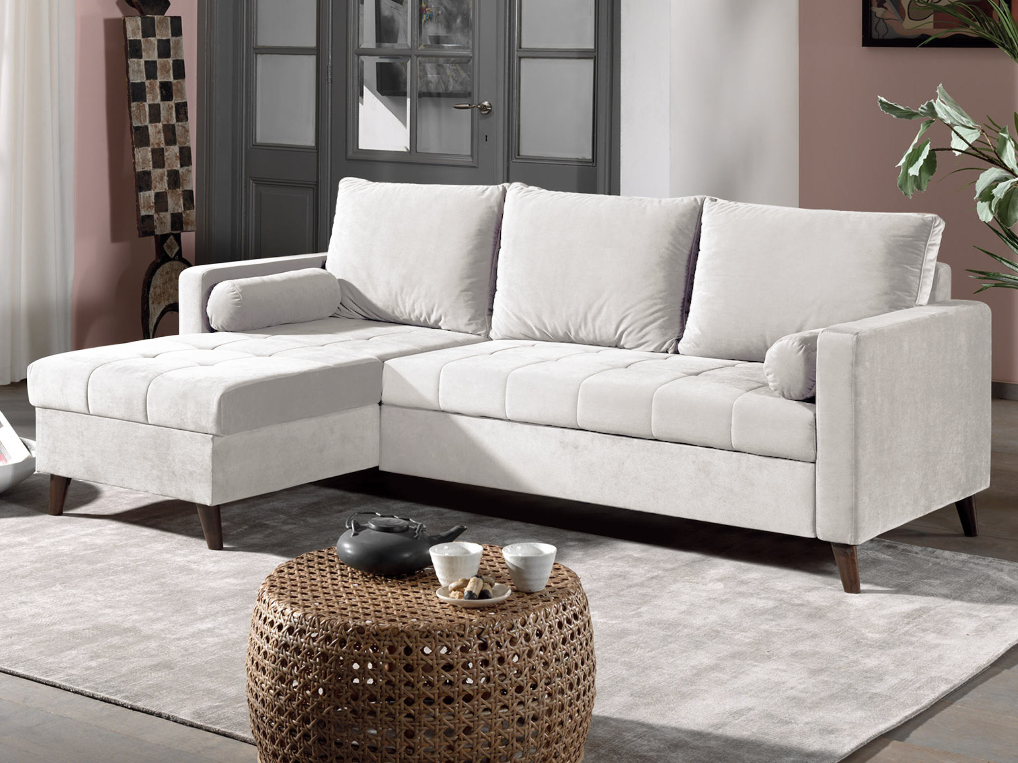 polar - Canapé convertible Beige - Vue supplémentaire 2