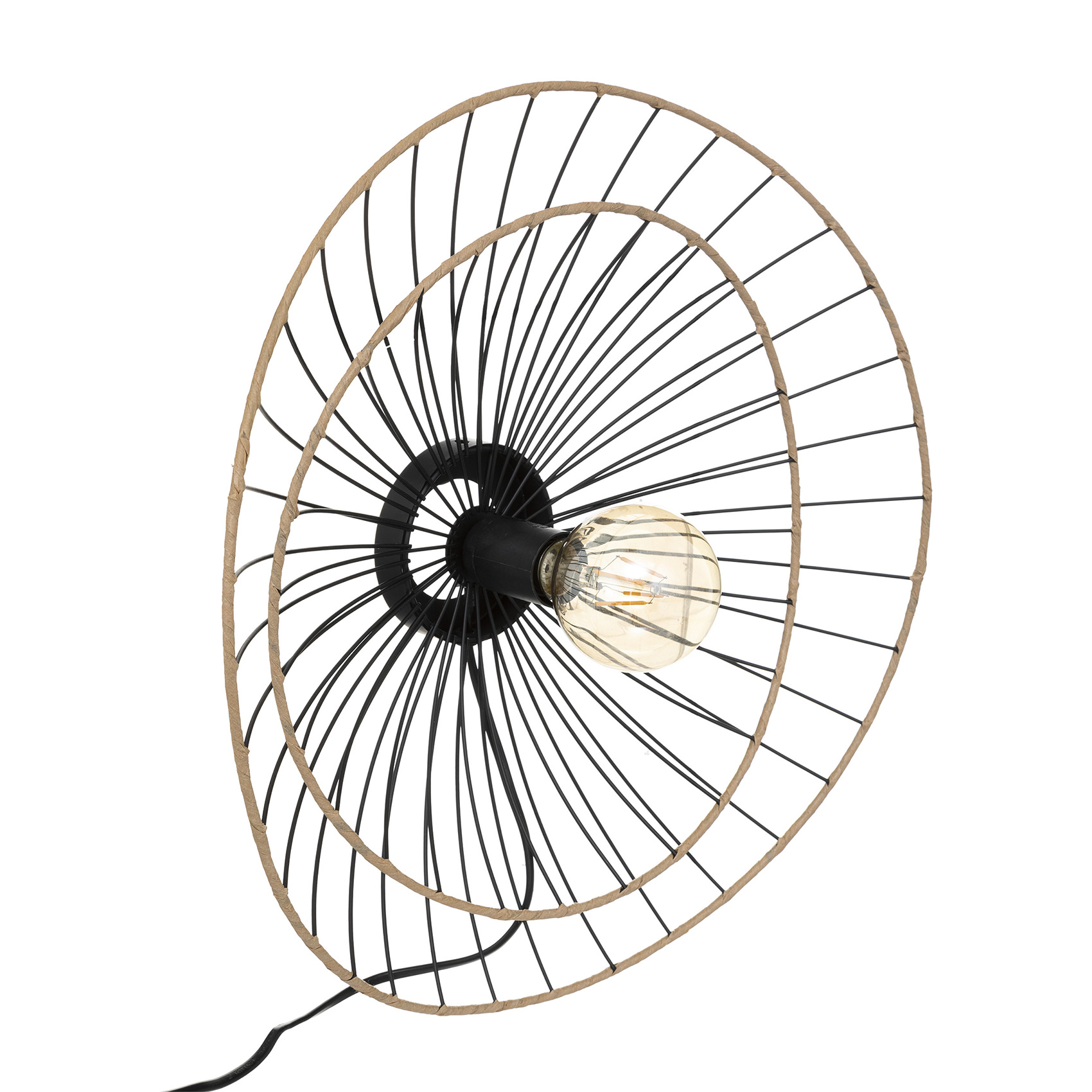 Applique métal noir D45cm