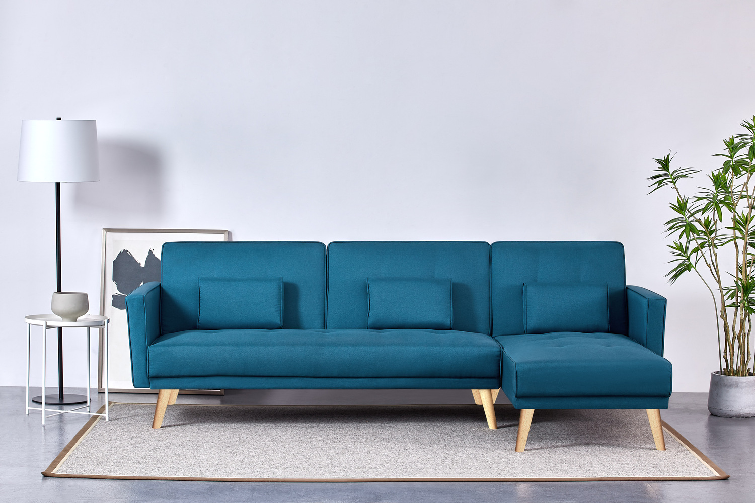 grace - Canapé convertible Bleu