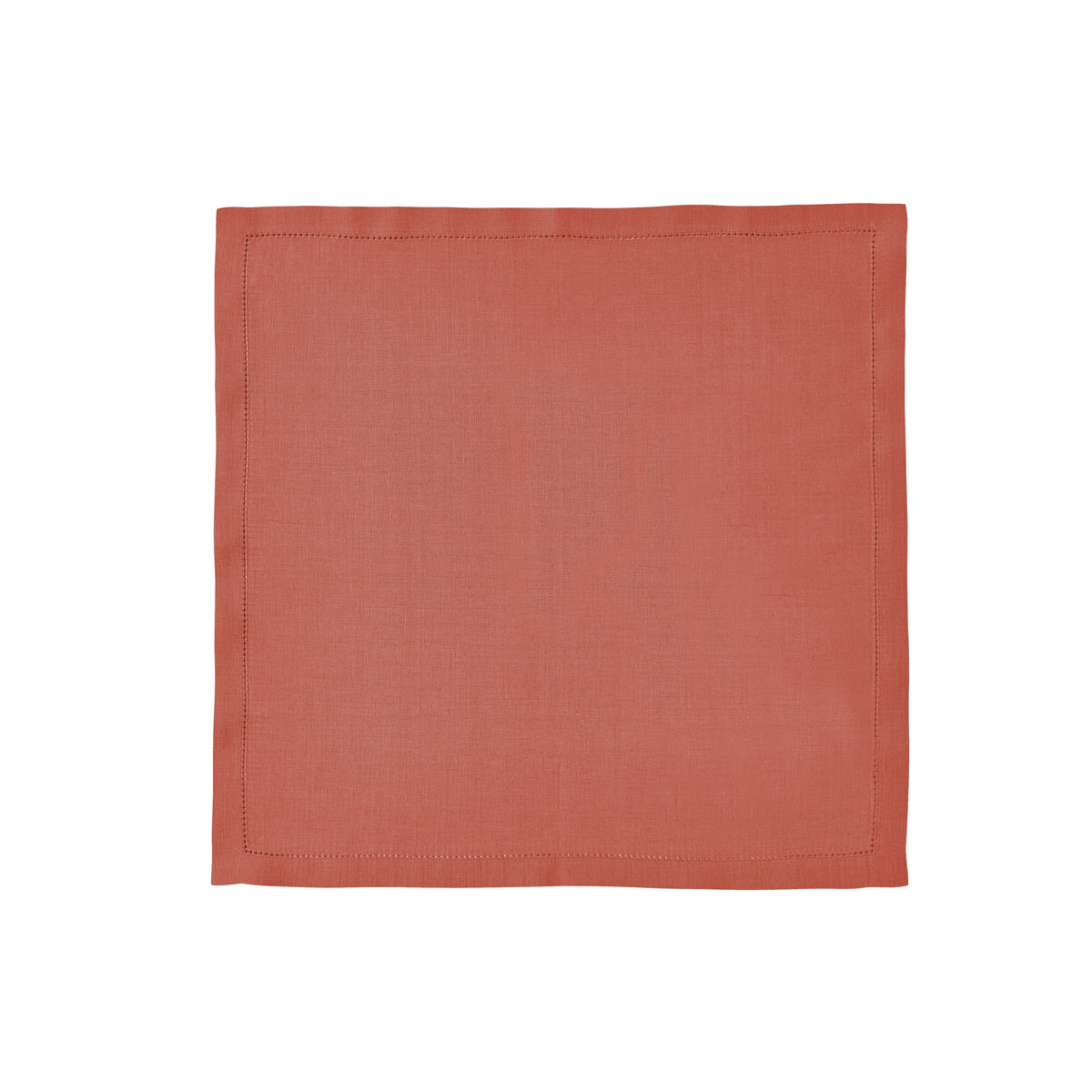 serviette de table en lin rouge 45x45