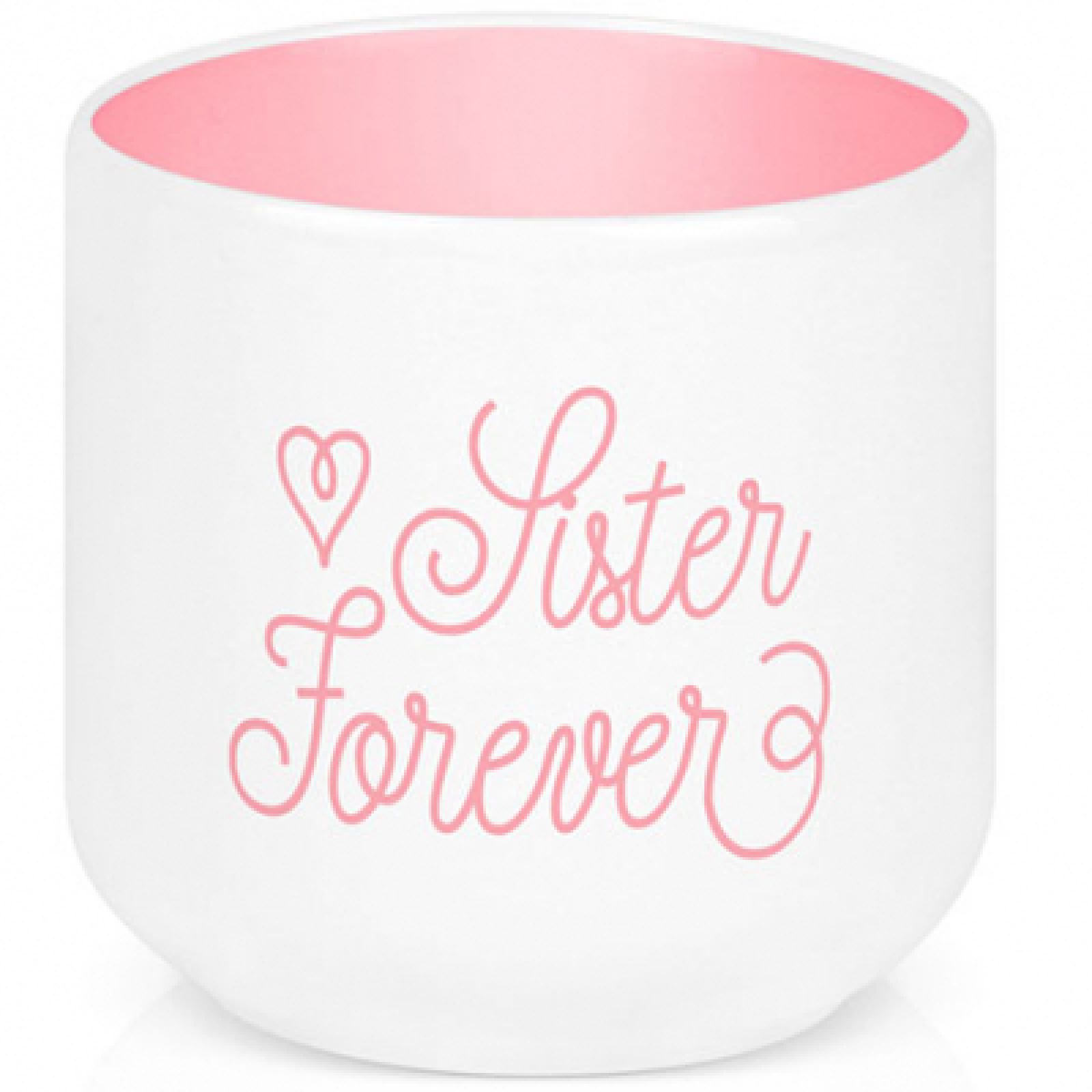 Coquetier en porcelaine Sister forever