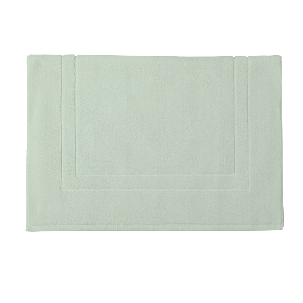 tapis de bain en coton vert 60x90