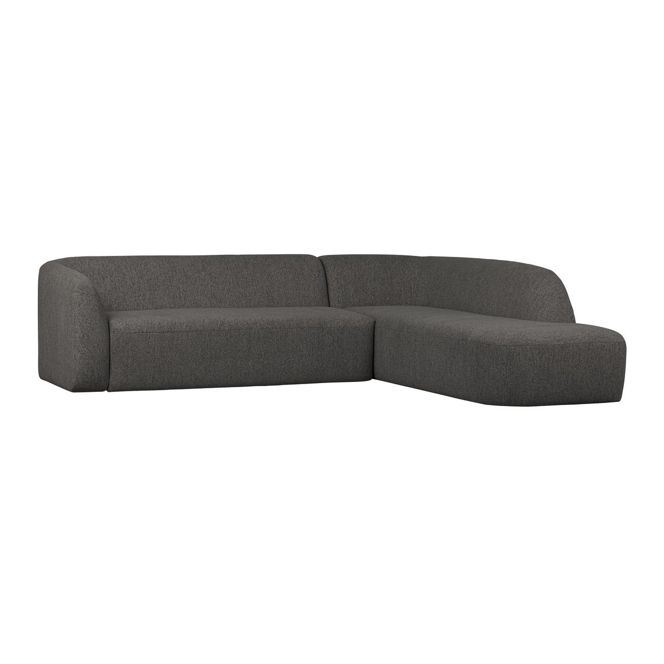 Canapé d'angle 3 places Tissu Moderne Confort
