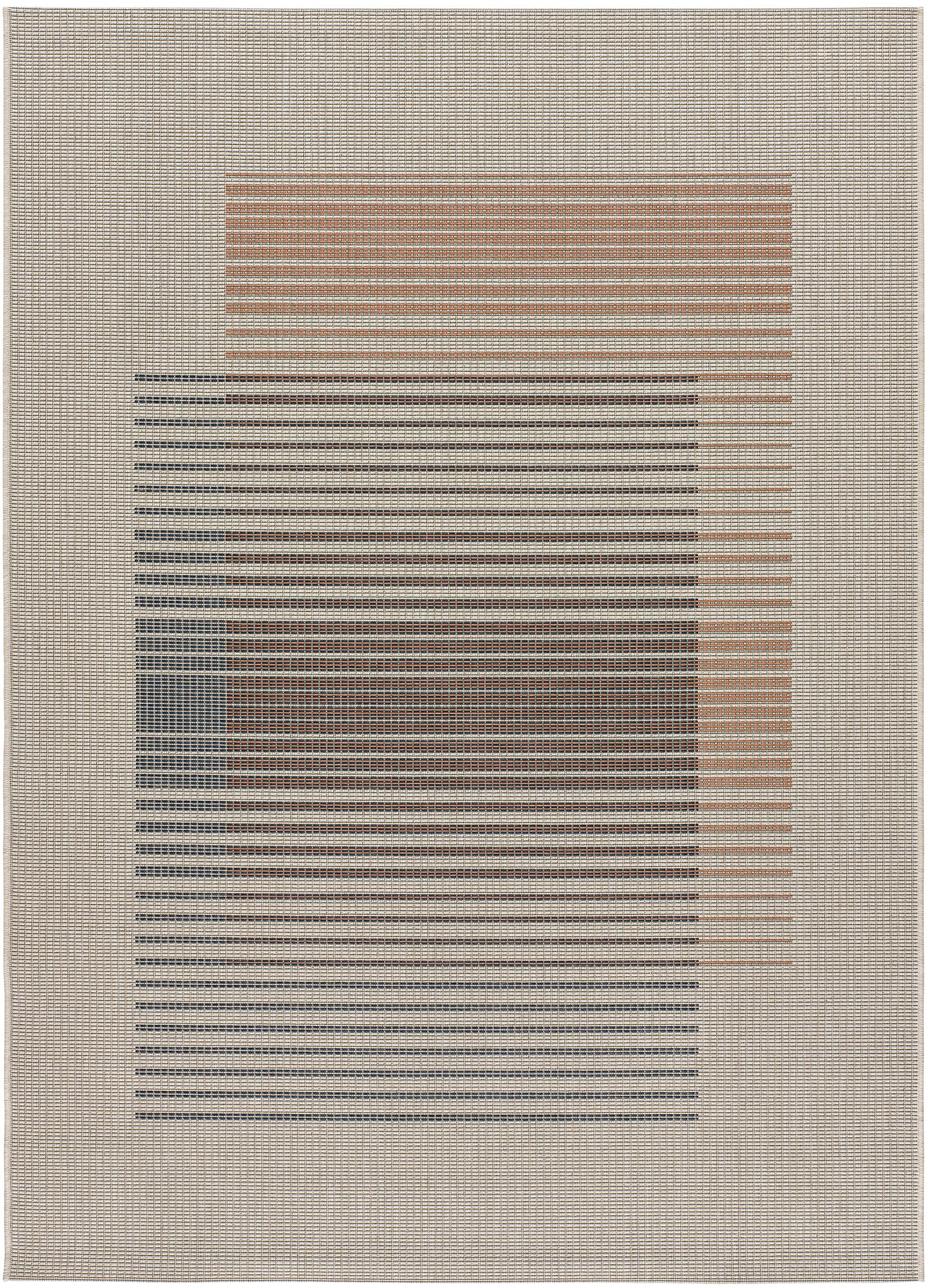 Tapis d'extérieur géométrique multicolore, 130x190 cm