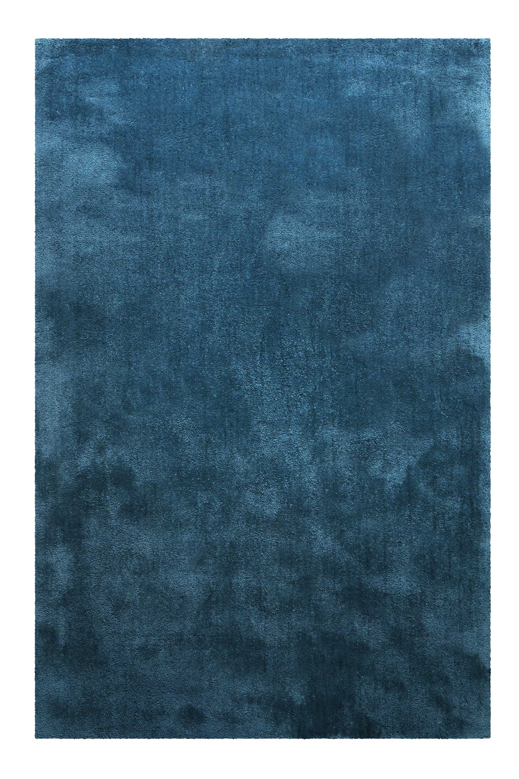 Tapis en microfibre dense bleu pétrole 120x170 cm
