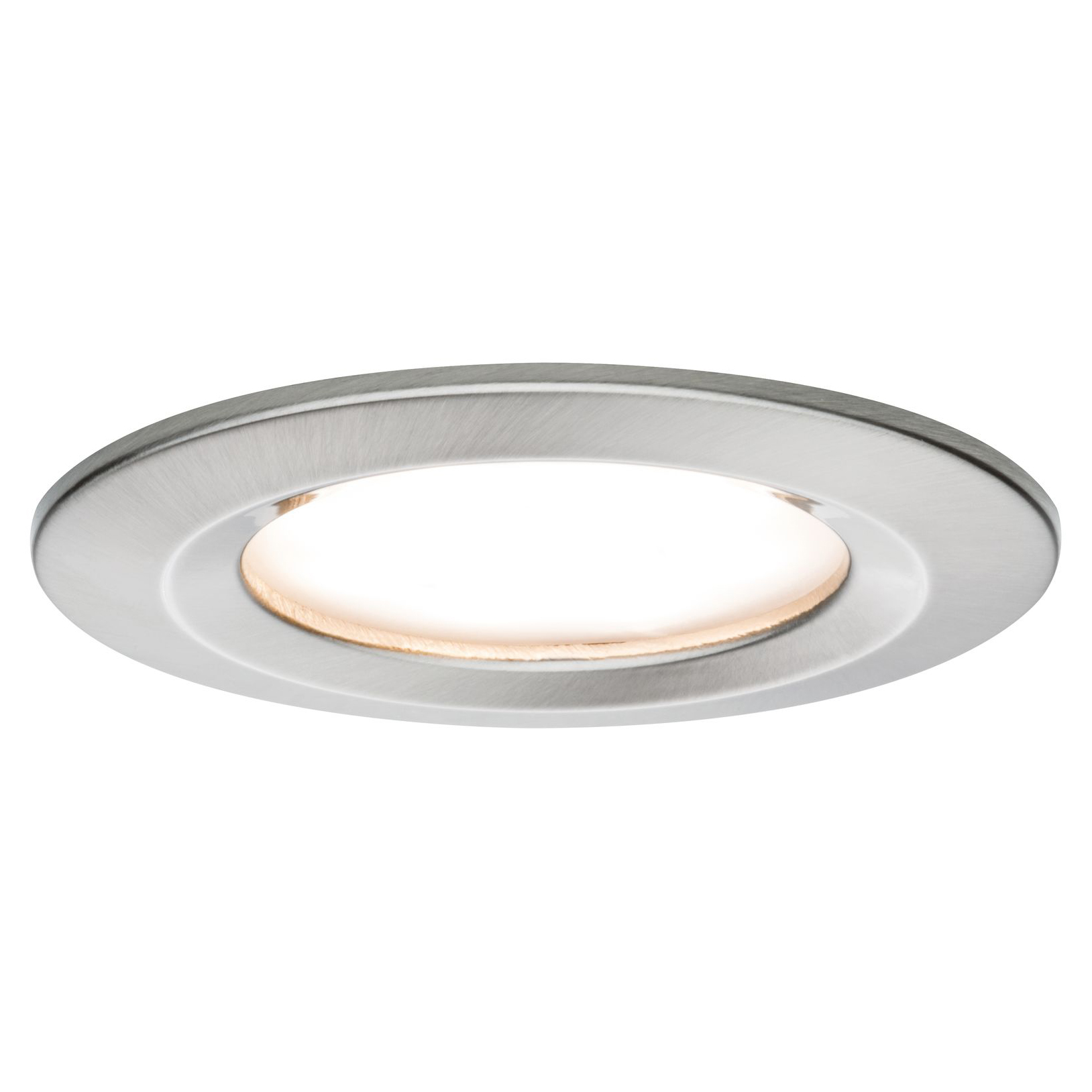 Spot à encastrer en métal gris