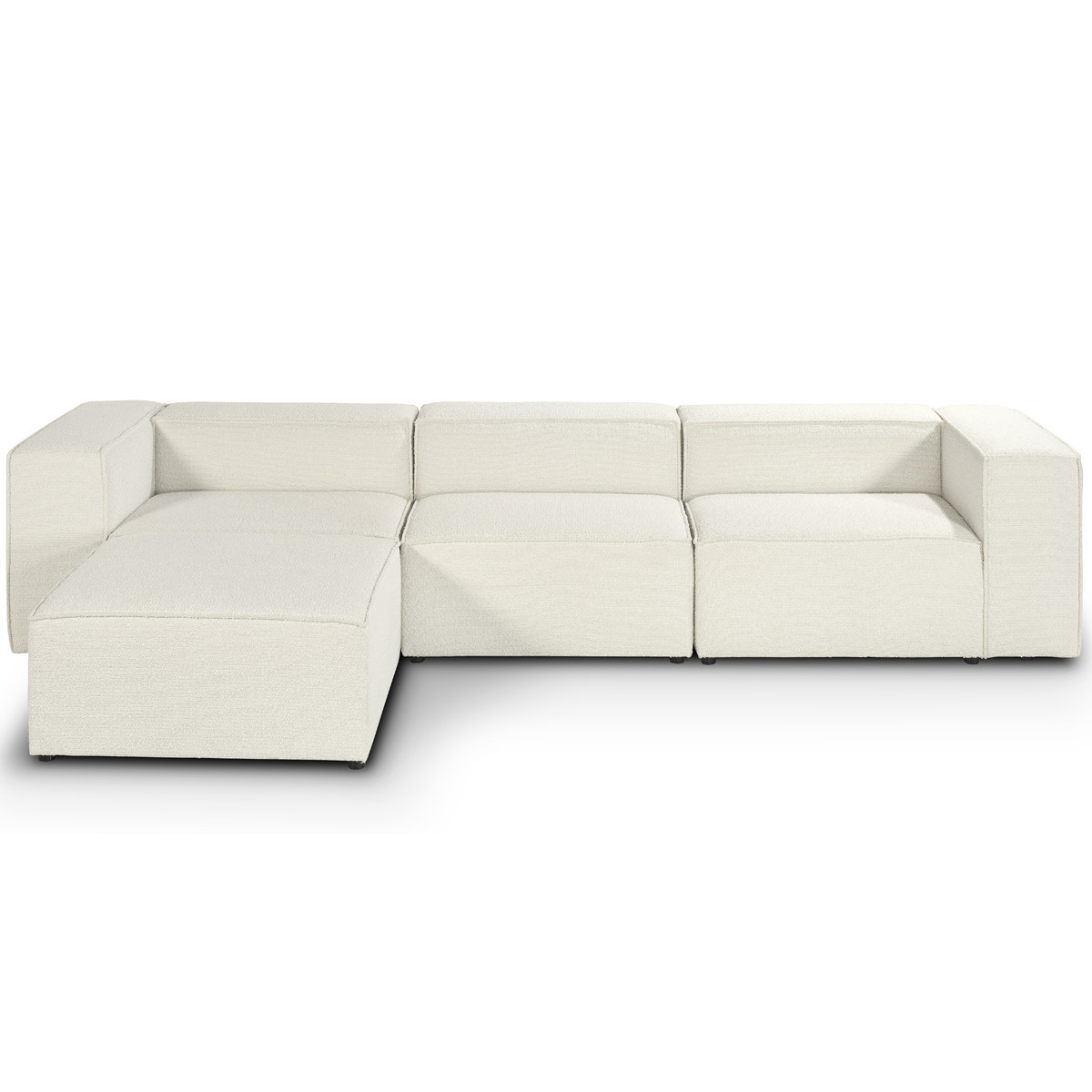 Canapé d'angle 5 places Tissu Design Confort Promotion