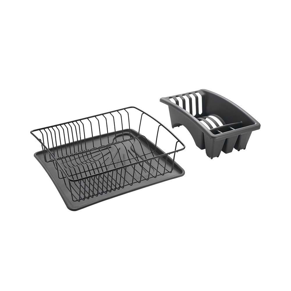 Egouttoir avec plateau noir Egouttoir avec plateau noir