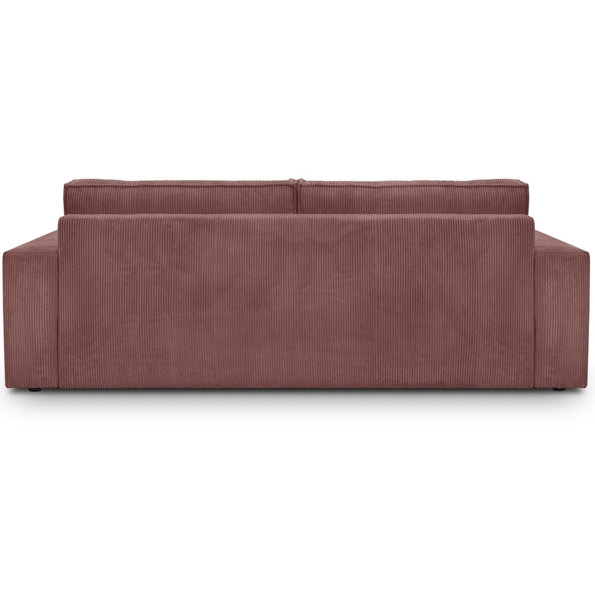 Harper - Canapé convertible  velours côtelé vieux rose - Vue supplémentaire 2