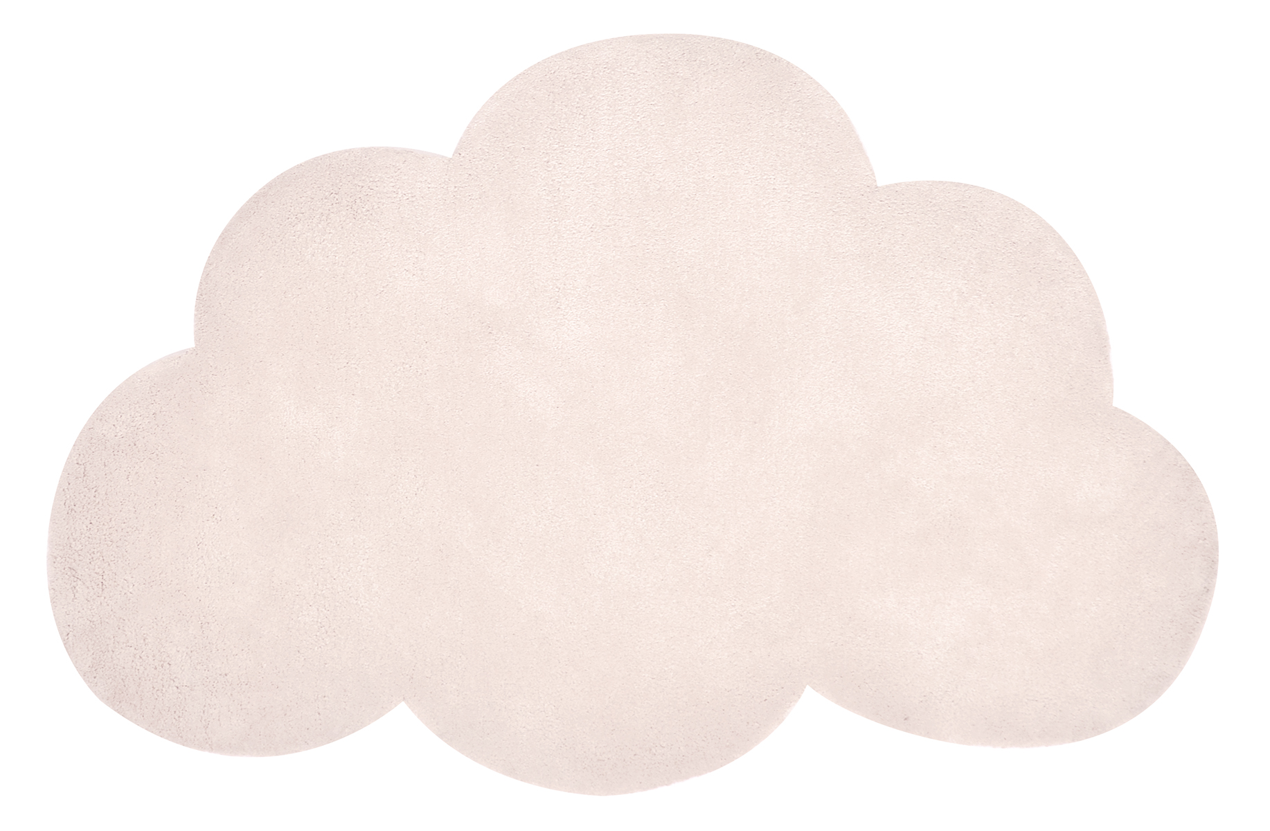 Tapis nuage en Coton Rose pâle