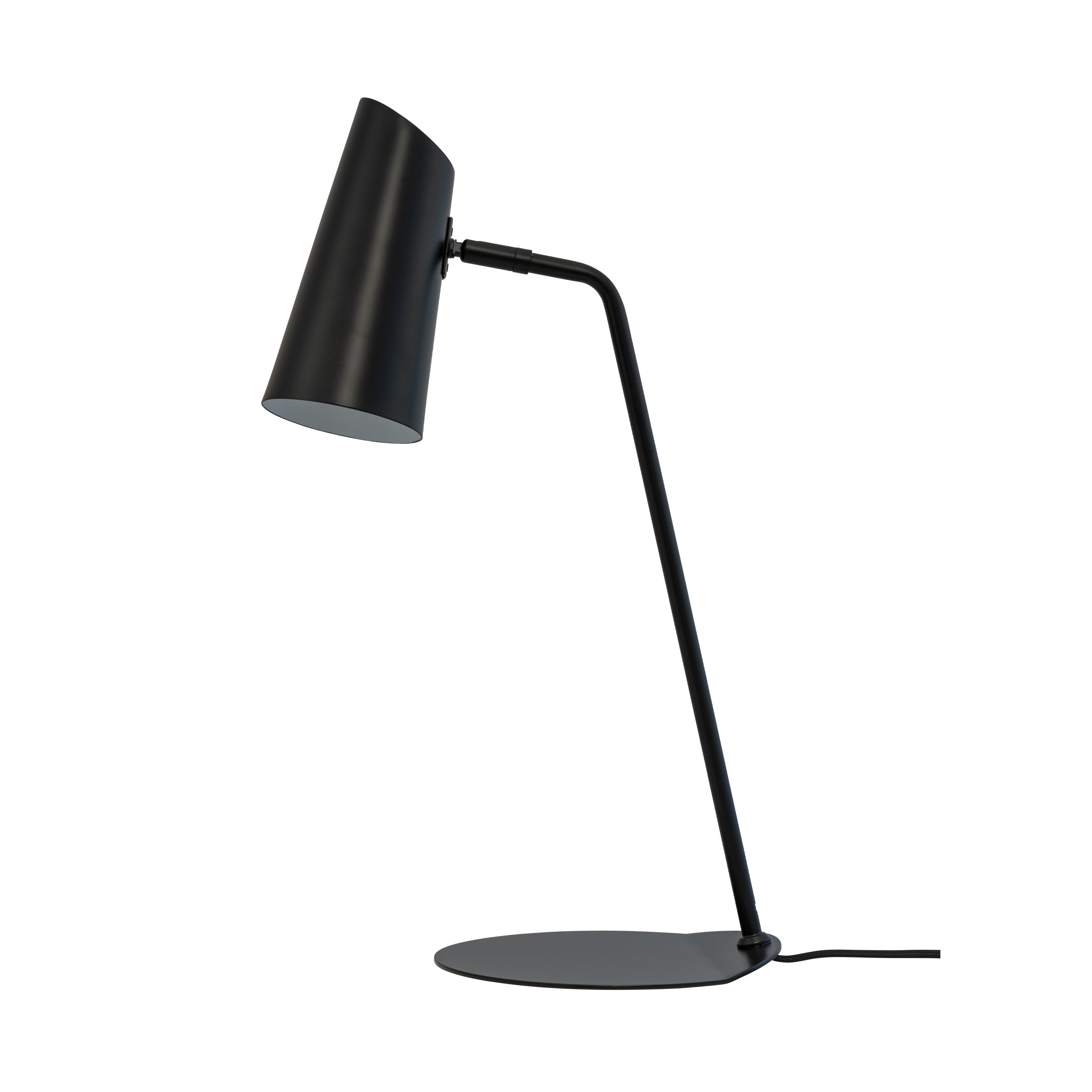 Lampe à poser en métal noir