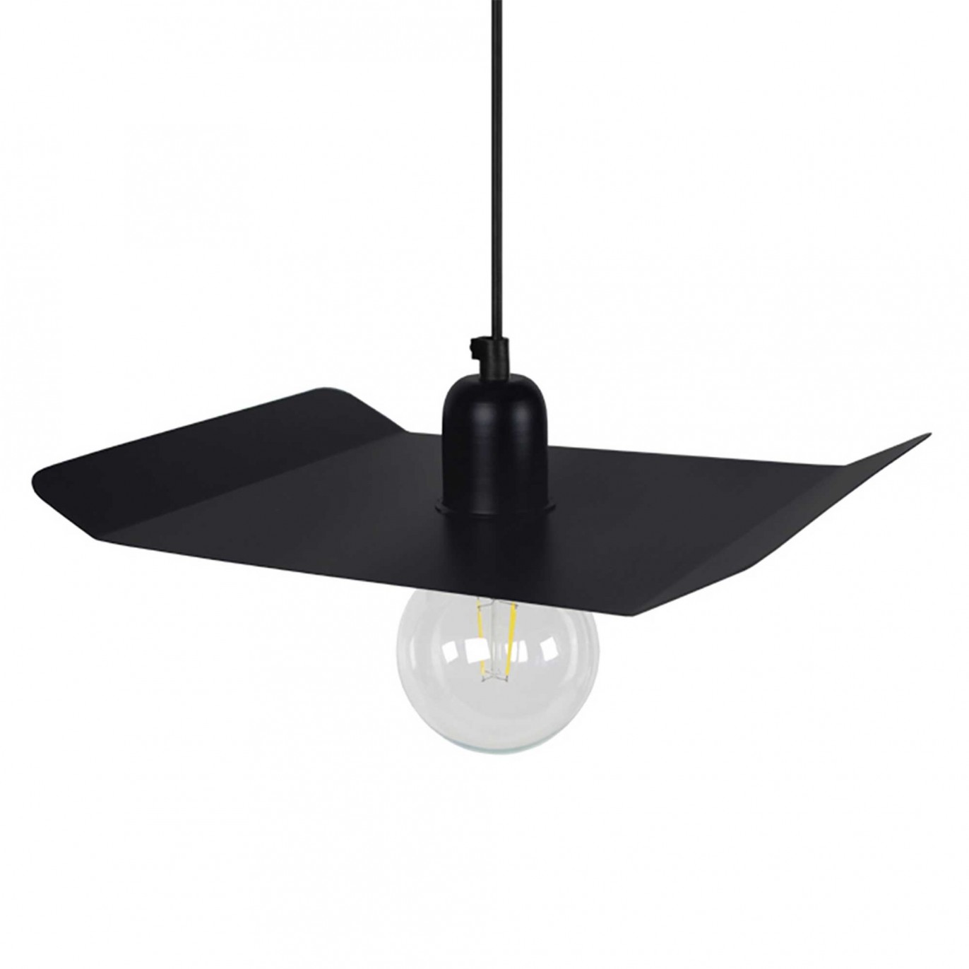 Suspension en tôle d&rsquo;acier noir