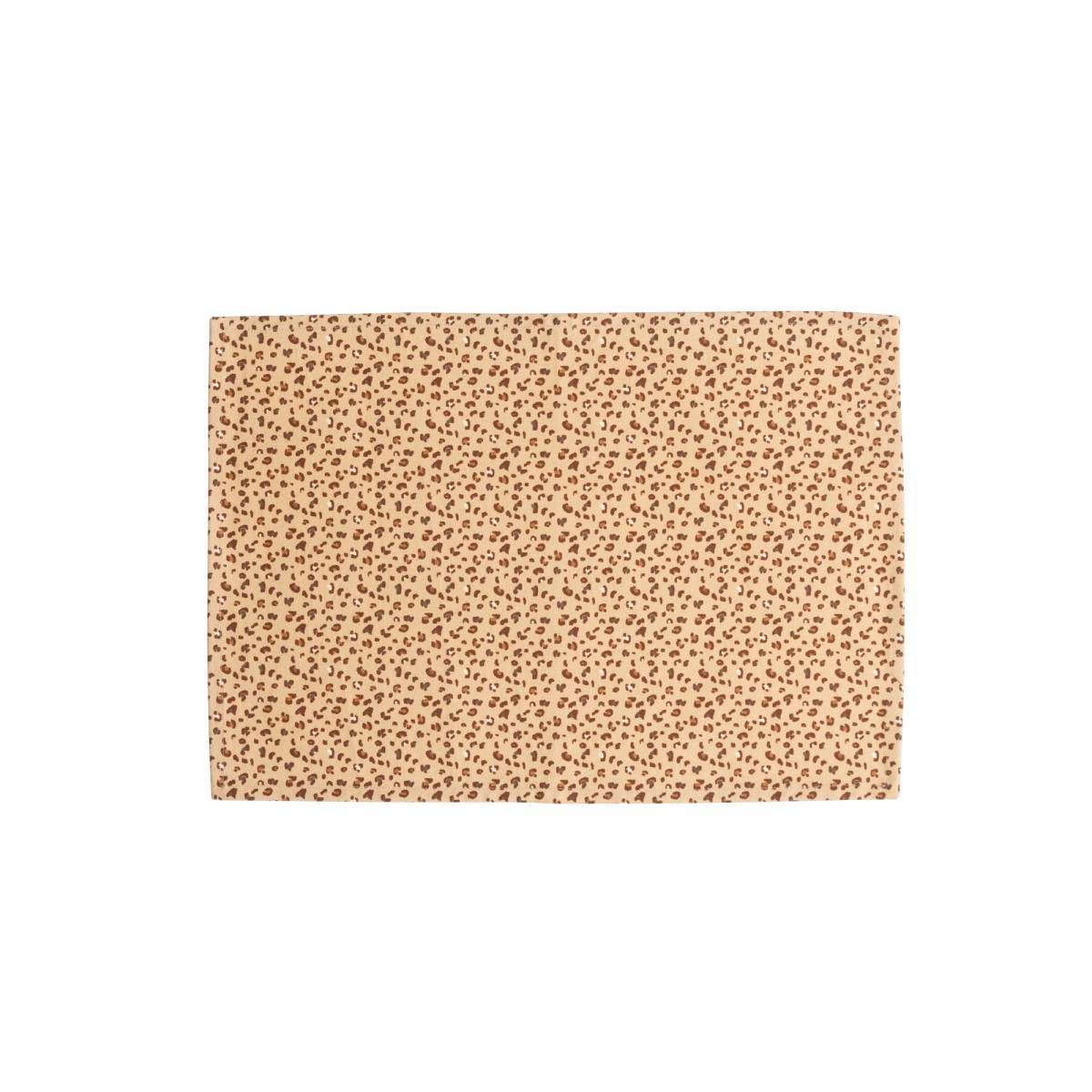set de table en coton imprimé léopard beige 35x50